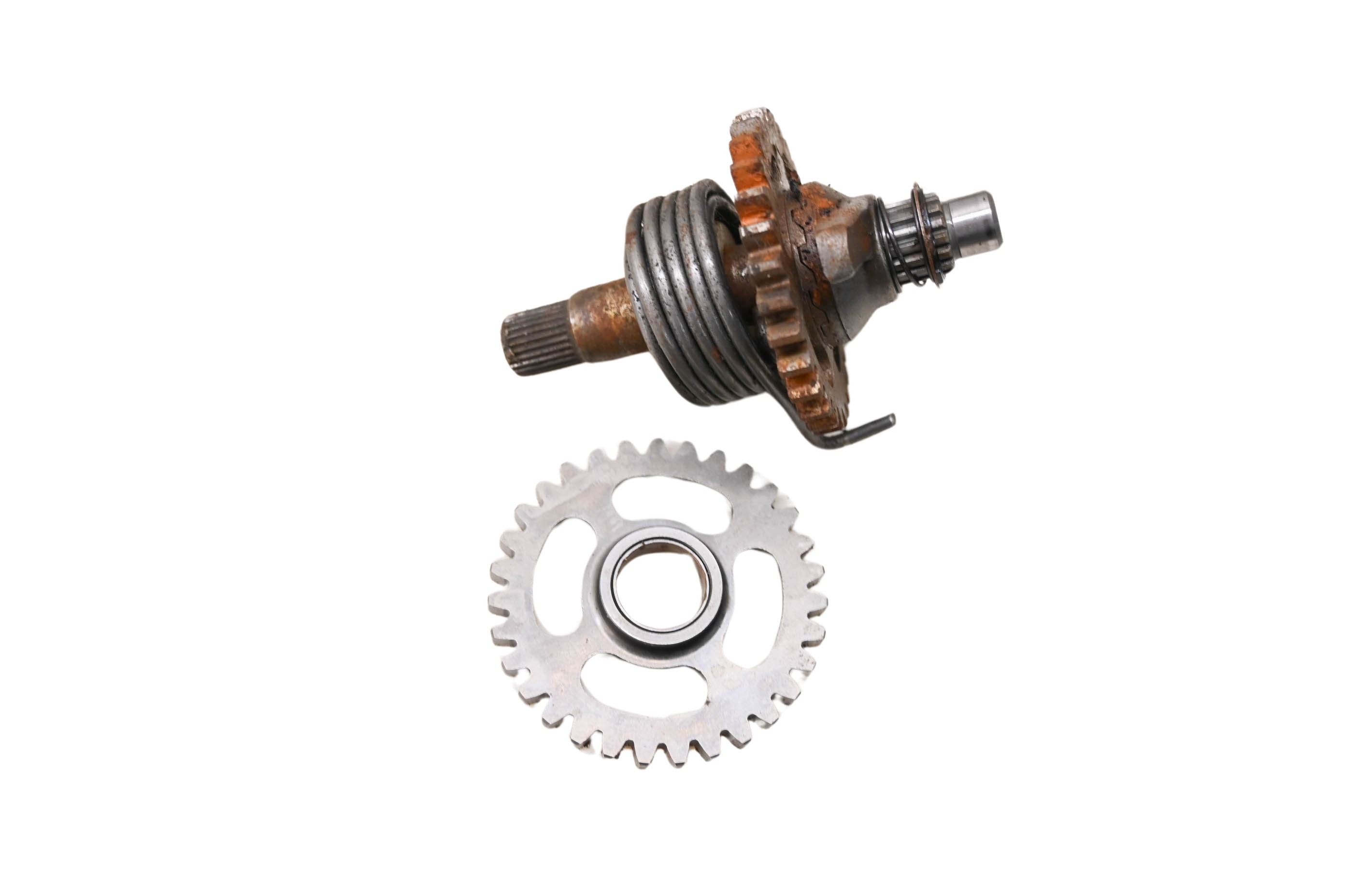 03 Kawasaki KX125 Kick Start Gear Spindle
