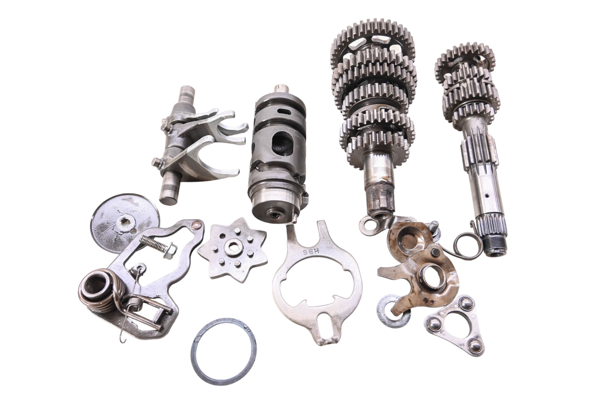 88 Honda Fourtrax 125 2x4 Transmission Shift Forks & Drum TRX125