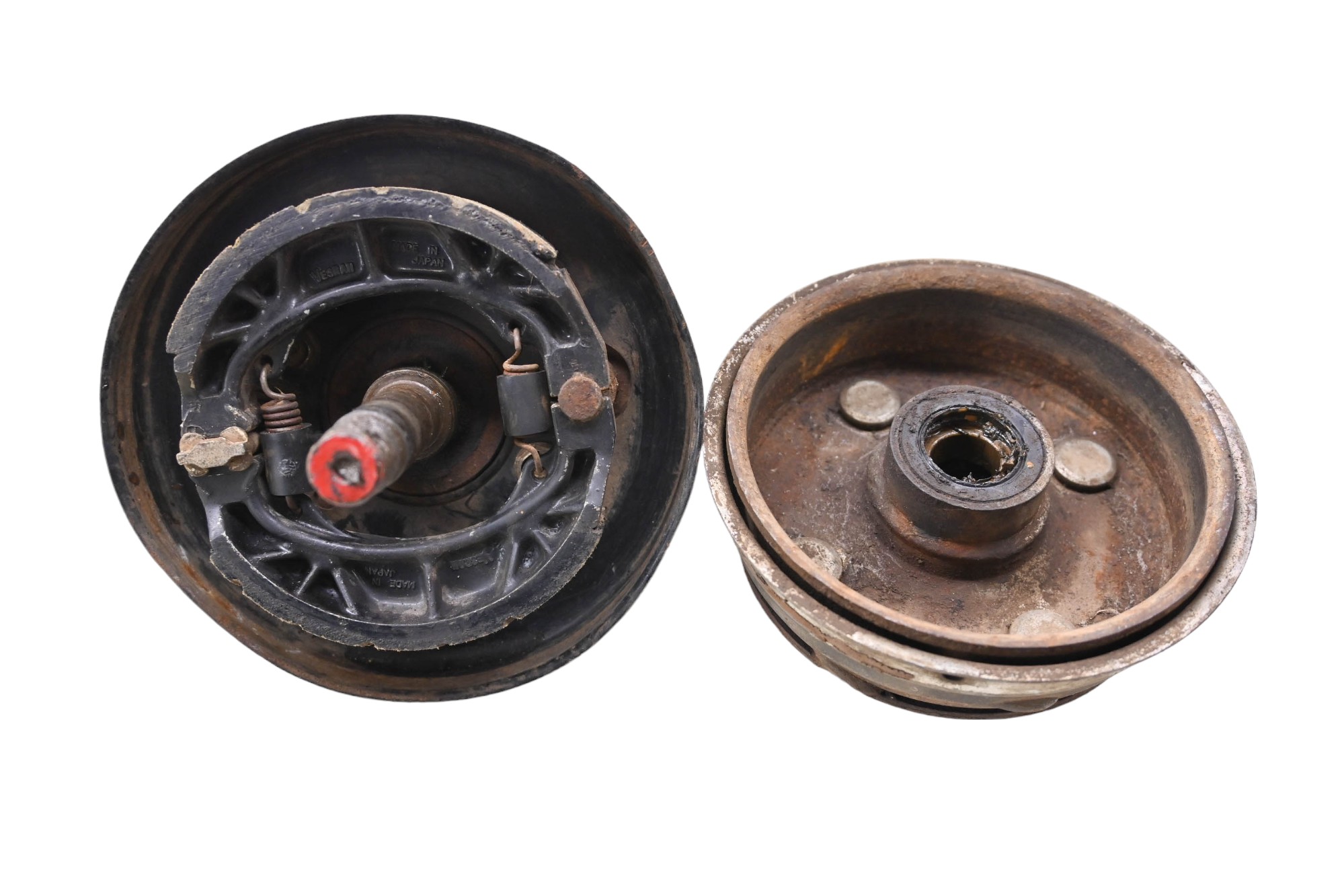 88 Honda Fourtrax 125 2x4 Front Left Brake Drum TRX125