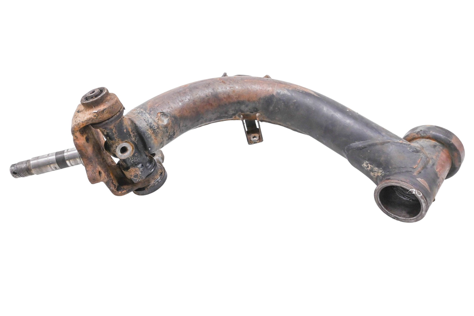85 Honda Fourtrax 250 2x4 Front Lower Left A-Arm & Spindle TRX250