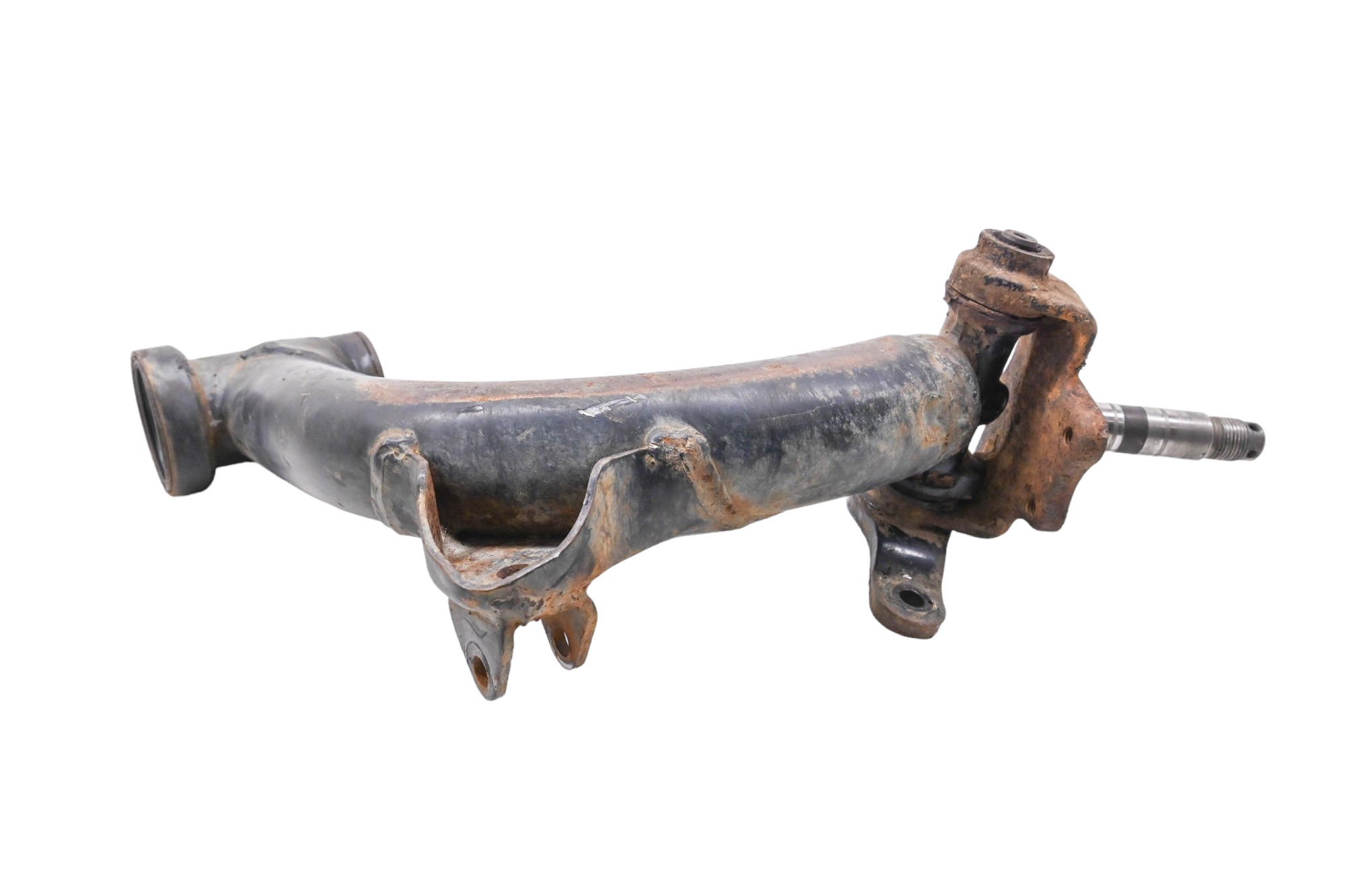85 Honda Fourtrax 250 2x4 Front Lower Left A-Arm & Spindle TRX250