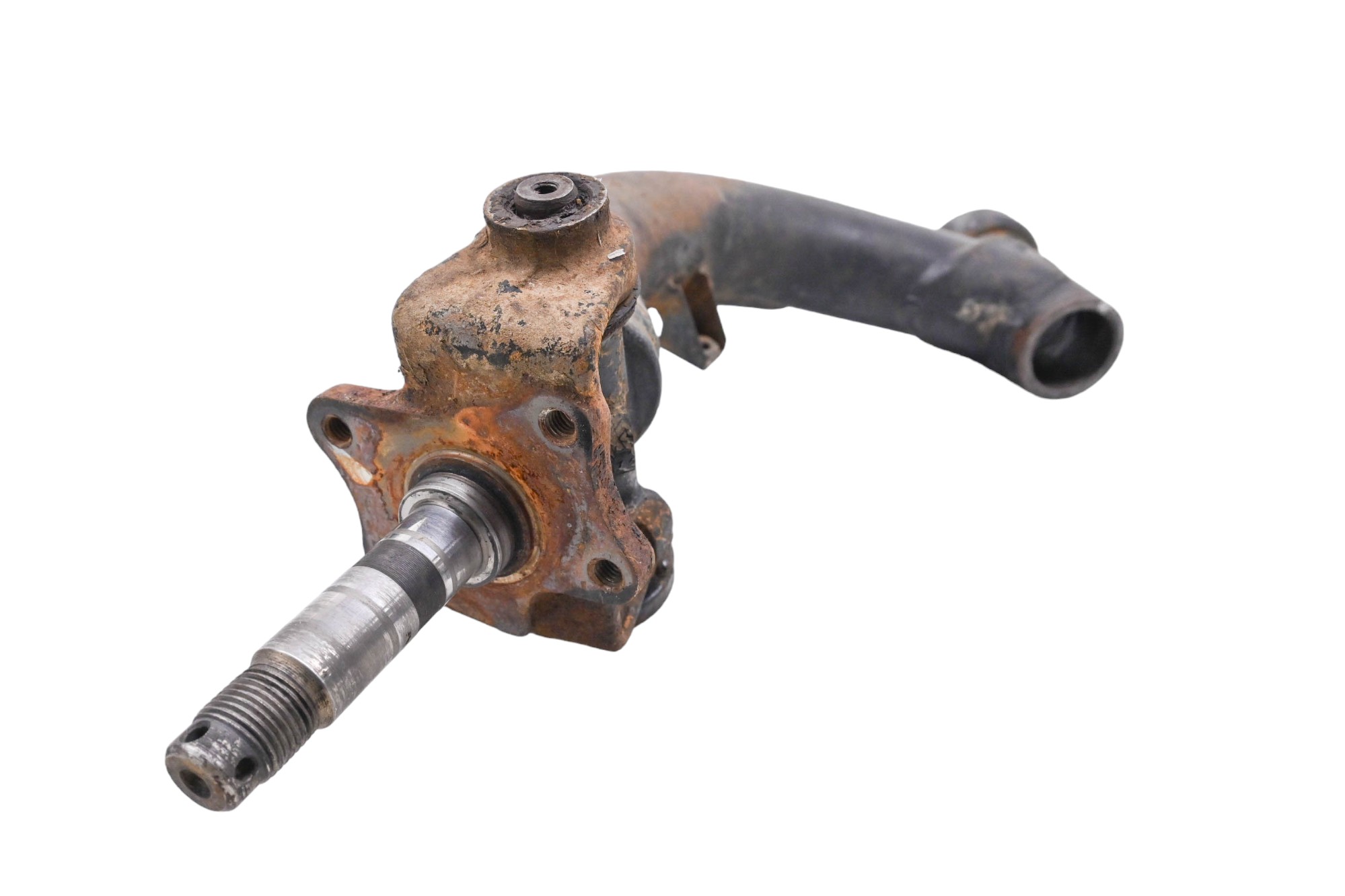 85 Honda Fourtrax 250 2x4 Front Lower Left A-Arm & Spindle TRX250