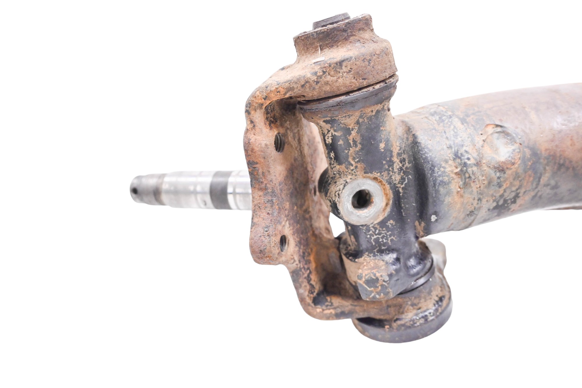 85 Honda Fourtrax 250 2x4 Front Lower Left A-Arm & Spindle TRX250