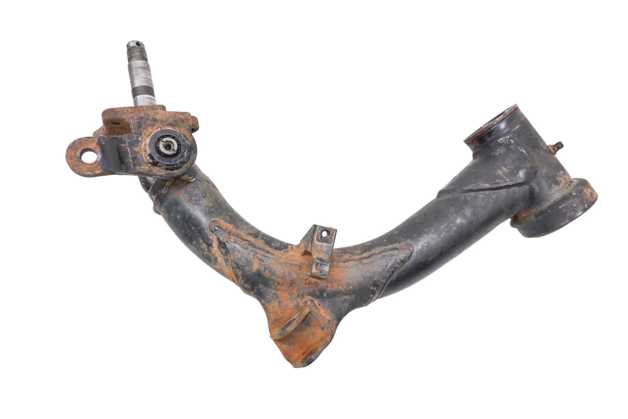 85 Honda Fourtrax 250 2x4 Front Lower Left A-Arm & Spindle TRX250