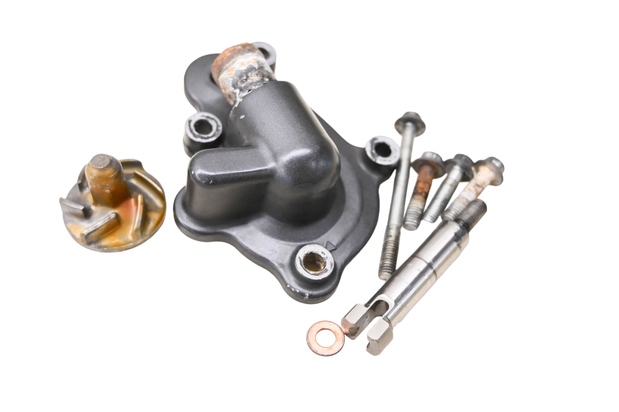 15 Honda CBR300R Water Pump Cover & Impeller