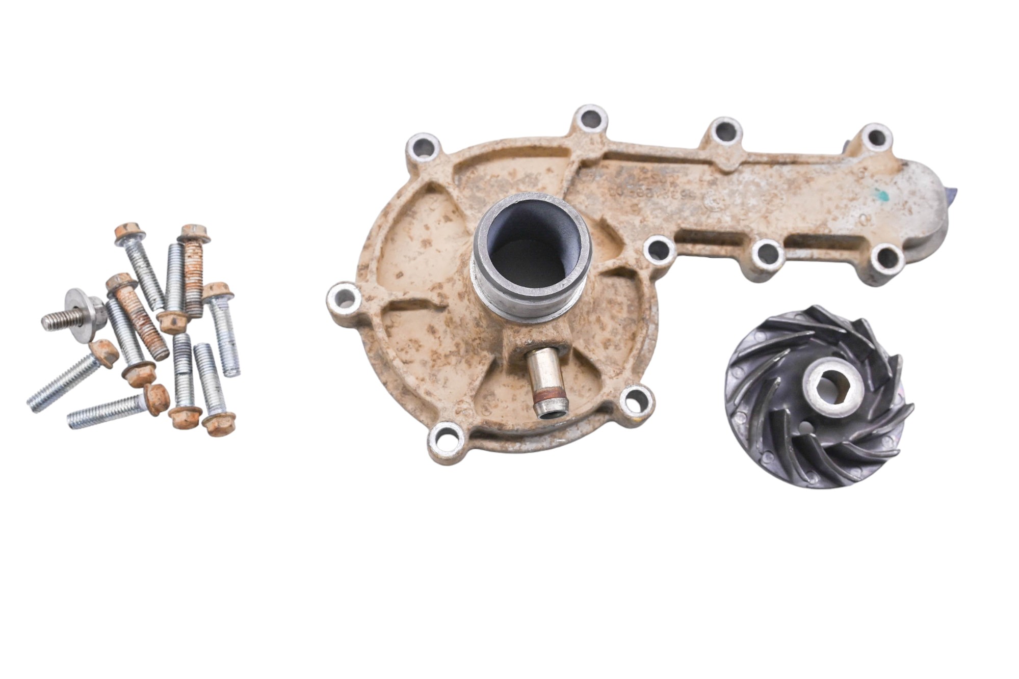 15 Polaris Scrambler 850 Water Pump Cover & Impeller