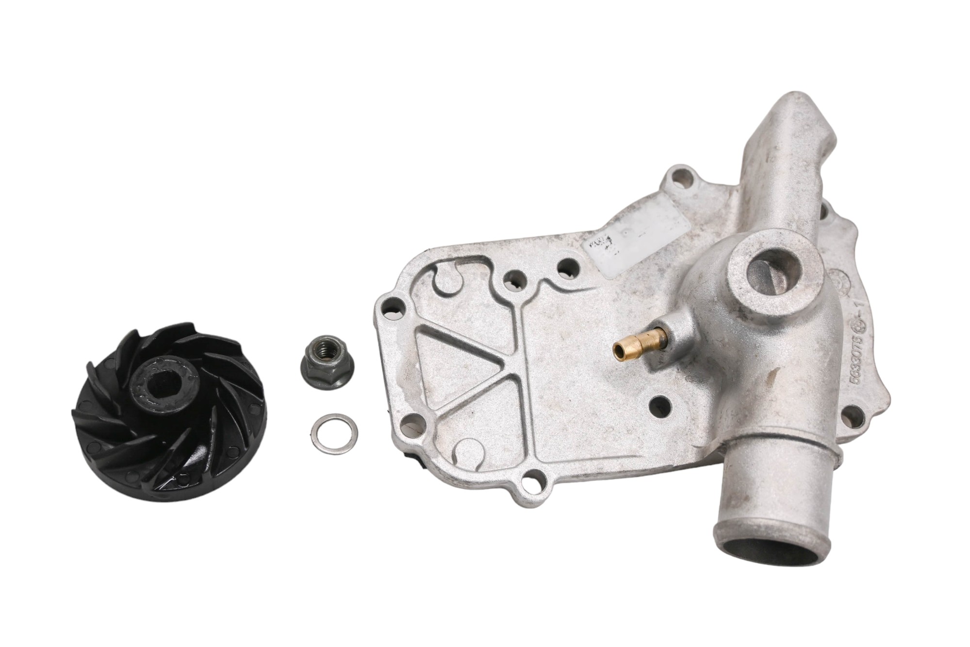 16 Polaris PRO RMK 800 Water Pump Cover & Impeller 155"