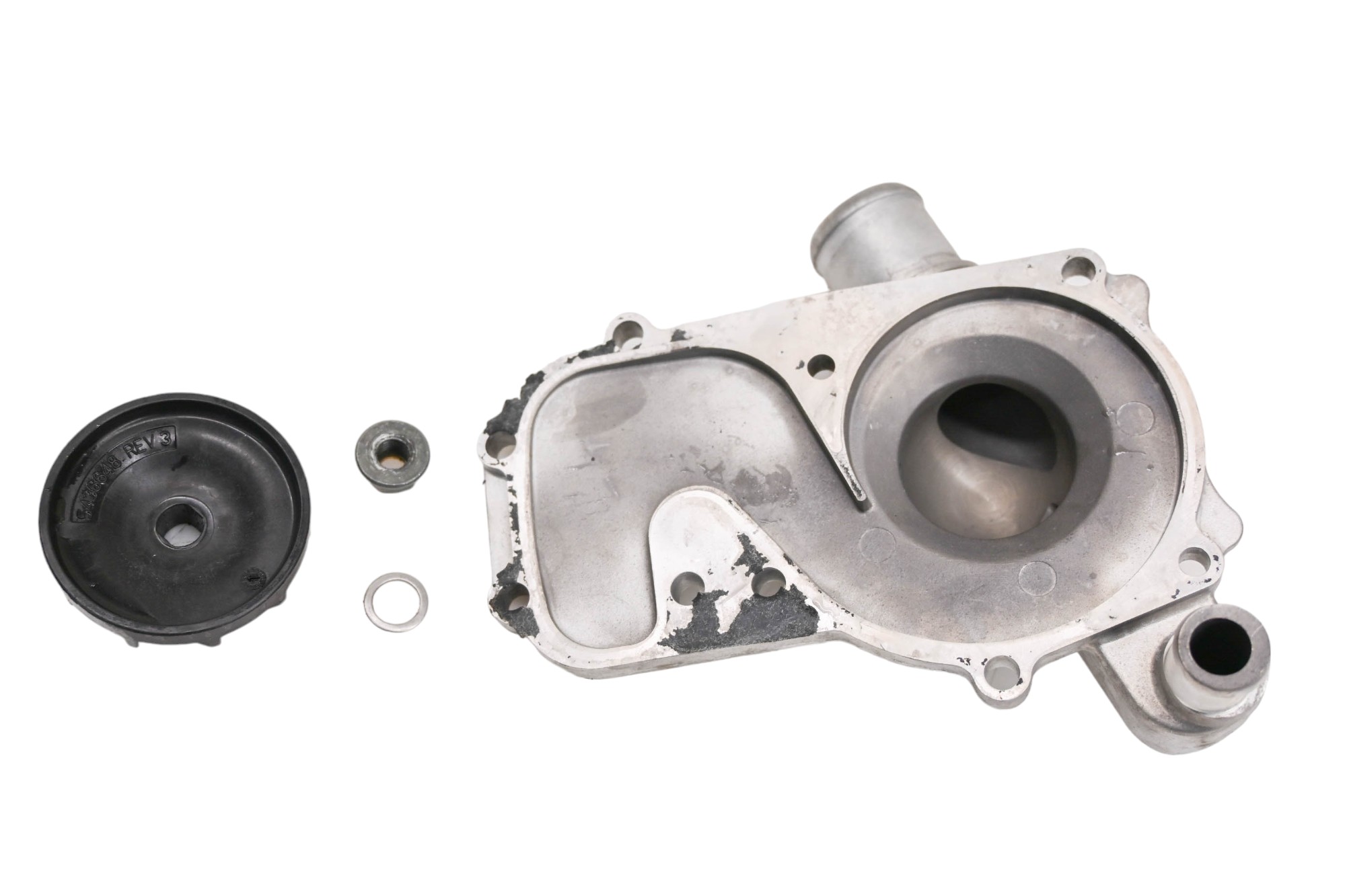 16 Polaris PRO RMK 800 Water Pump Cover & Impeller 155"