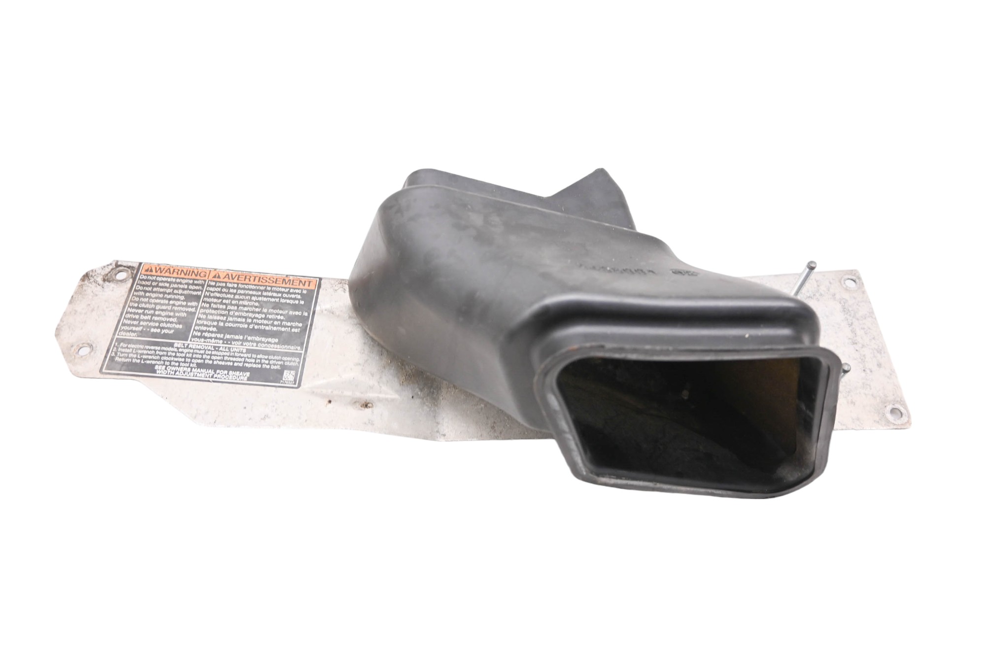15 Polaris Indy Voyager 550 Air Duct Outlet & Belt Clutch Cover 155"