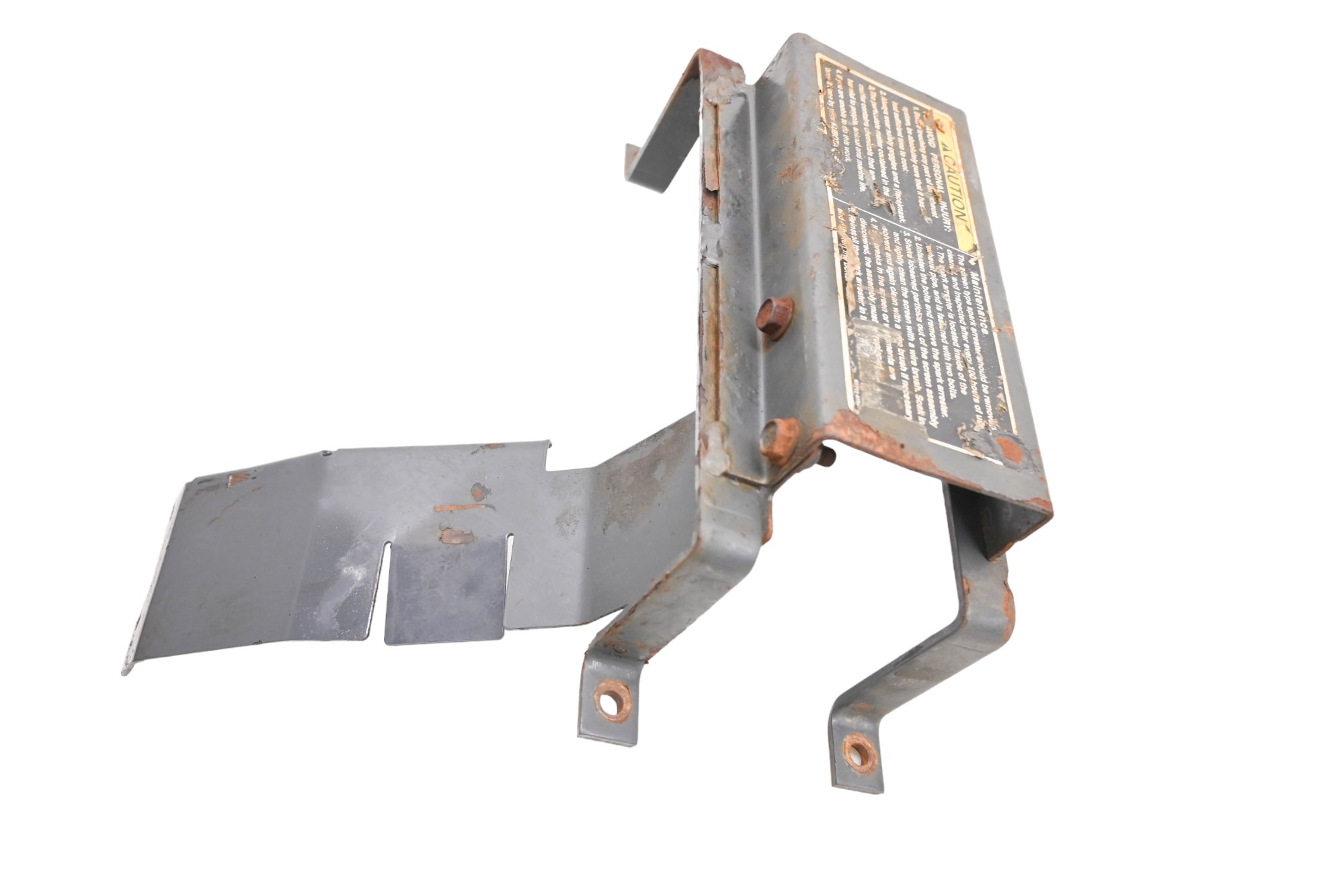 09 Kubota RTV1100CW Transmission Guard Bracket Mount