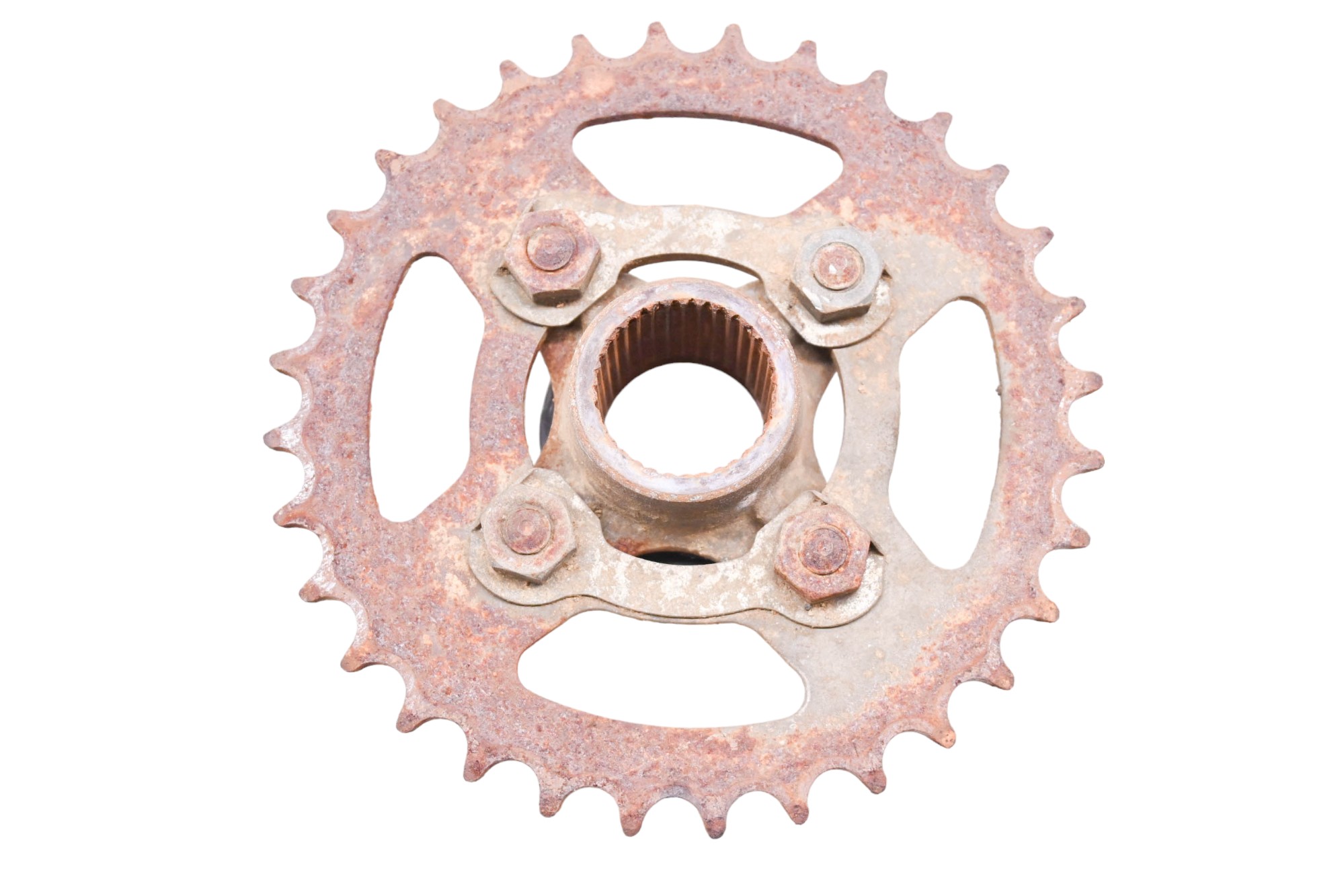 02 Yamaha Breeze 125 Rear Sprocket & Hub YFA125