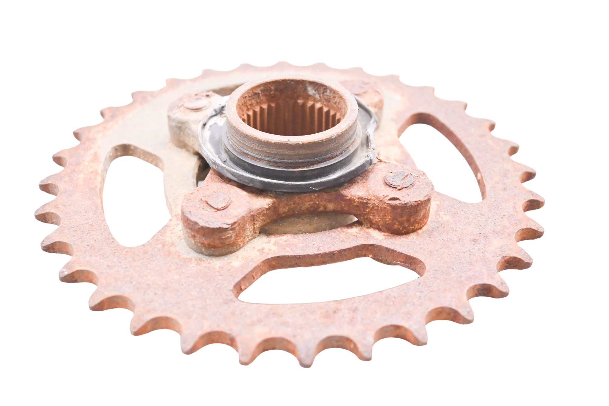 02 Yamaha Breeze 125 Rear Sprocket & Hub YFA125
