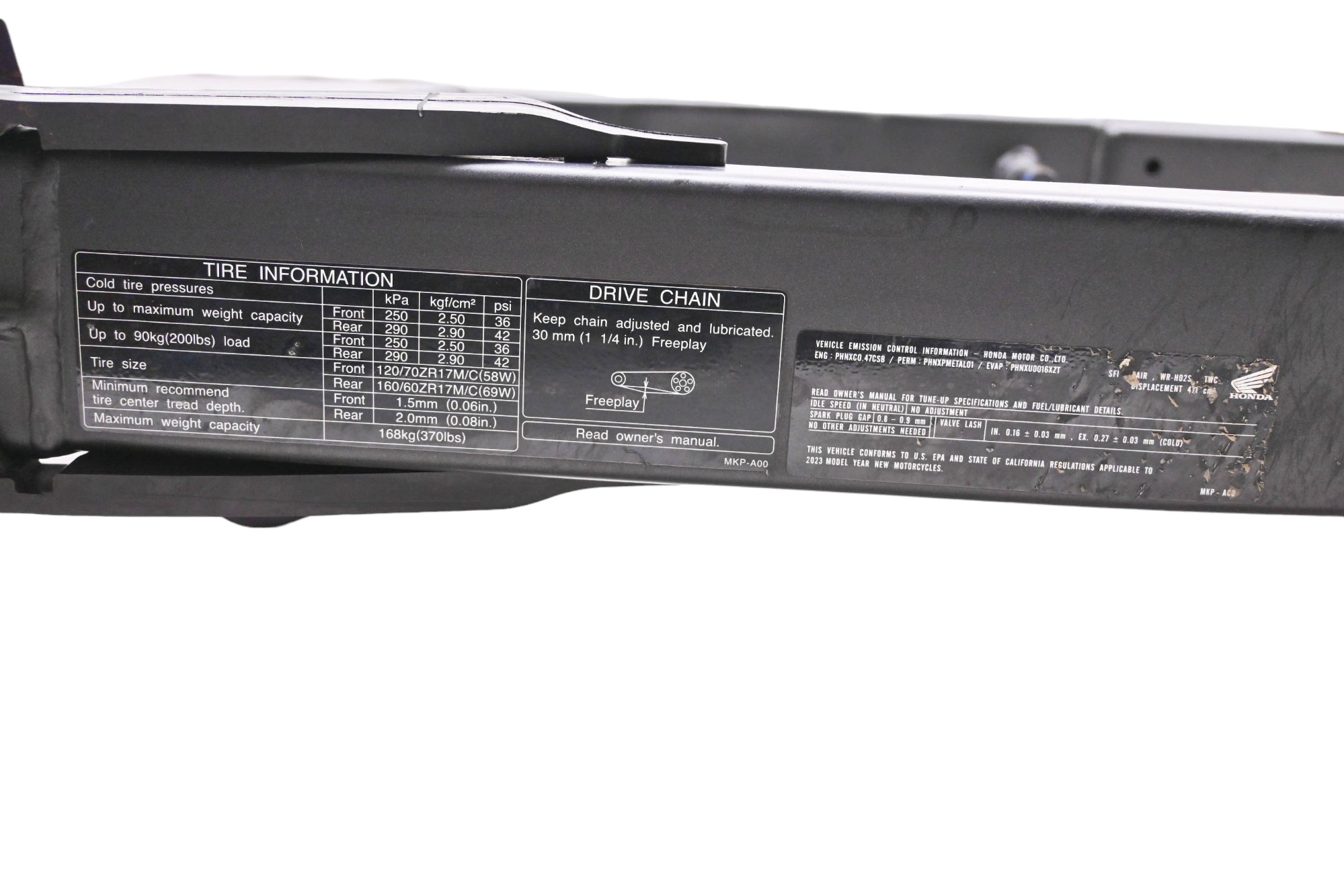 23 Honda CB500F Rear Swingarm