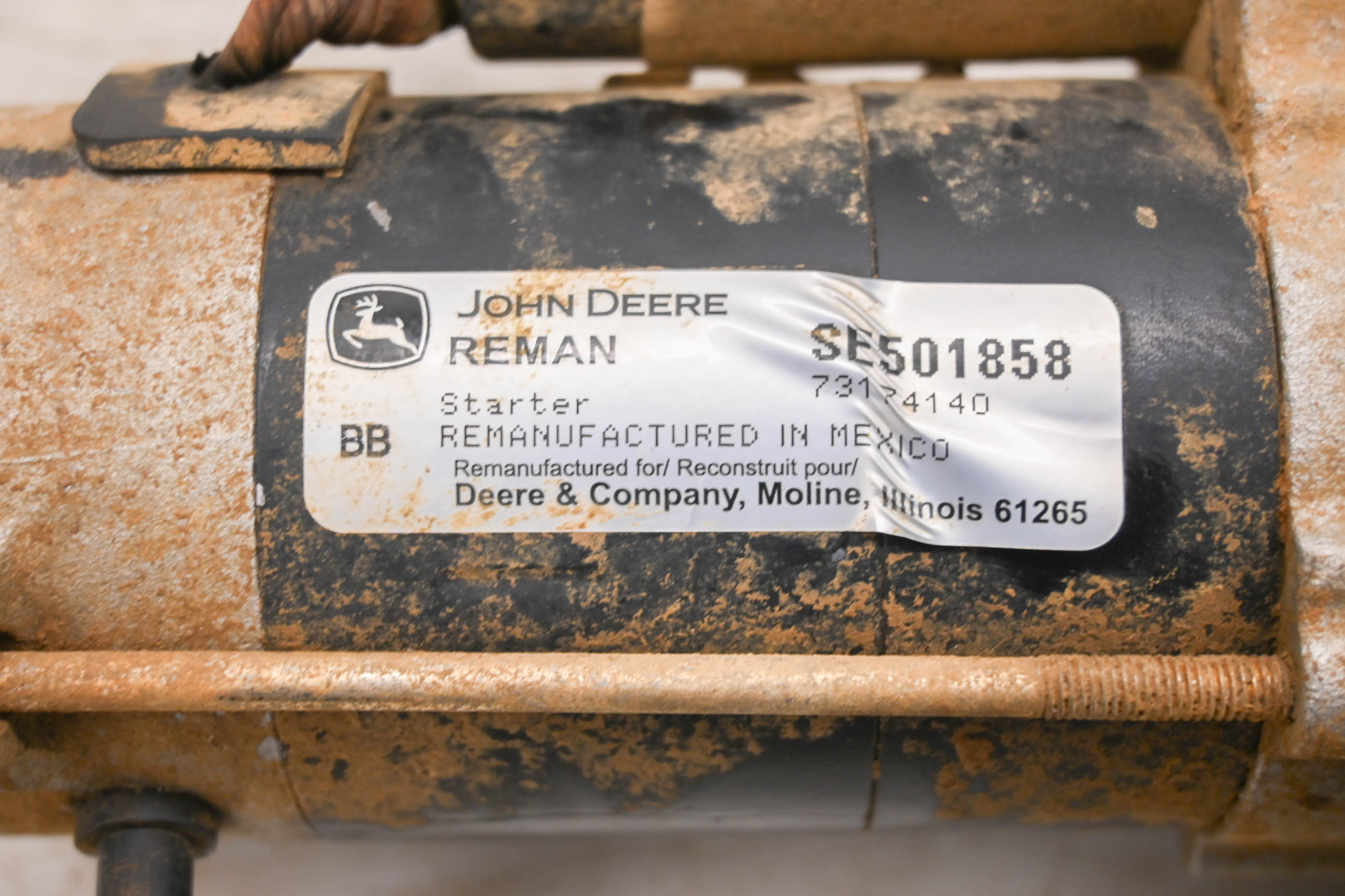 13 John Deere Gator 855D Starter Motor