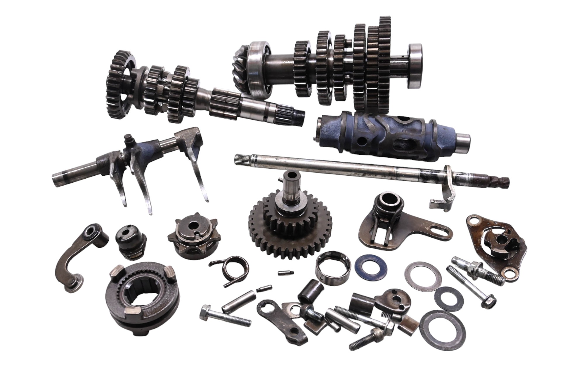 92 Honda Fourtrax 300 4x4 Transmission Shift Forks & Drum TRX300FW