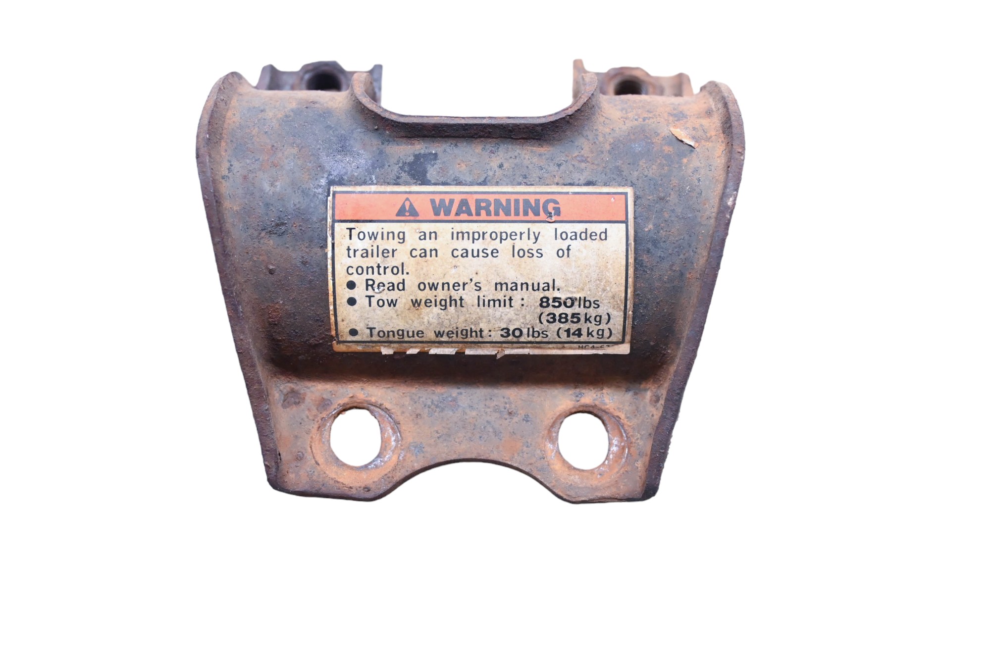 92 Honda Fourtrax 300 4x4 Trailer Hitch Bracket Mount TRX300FW