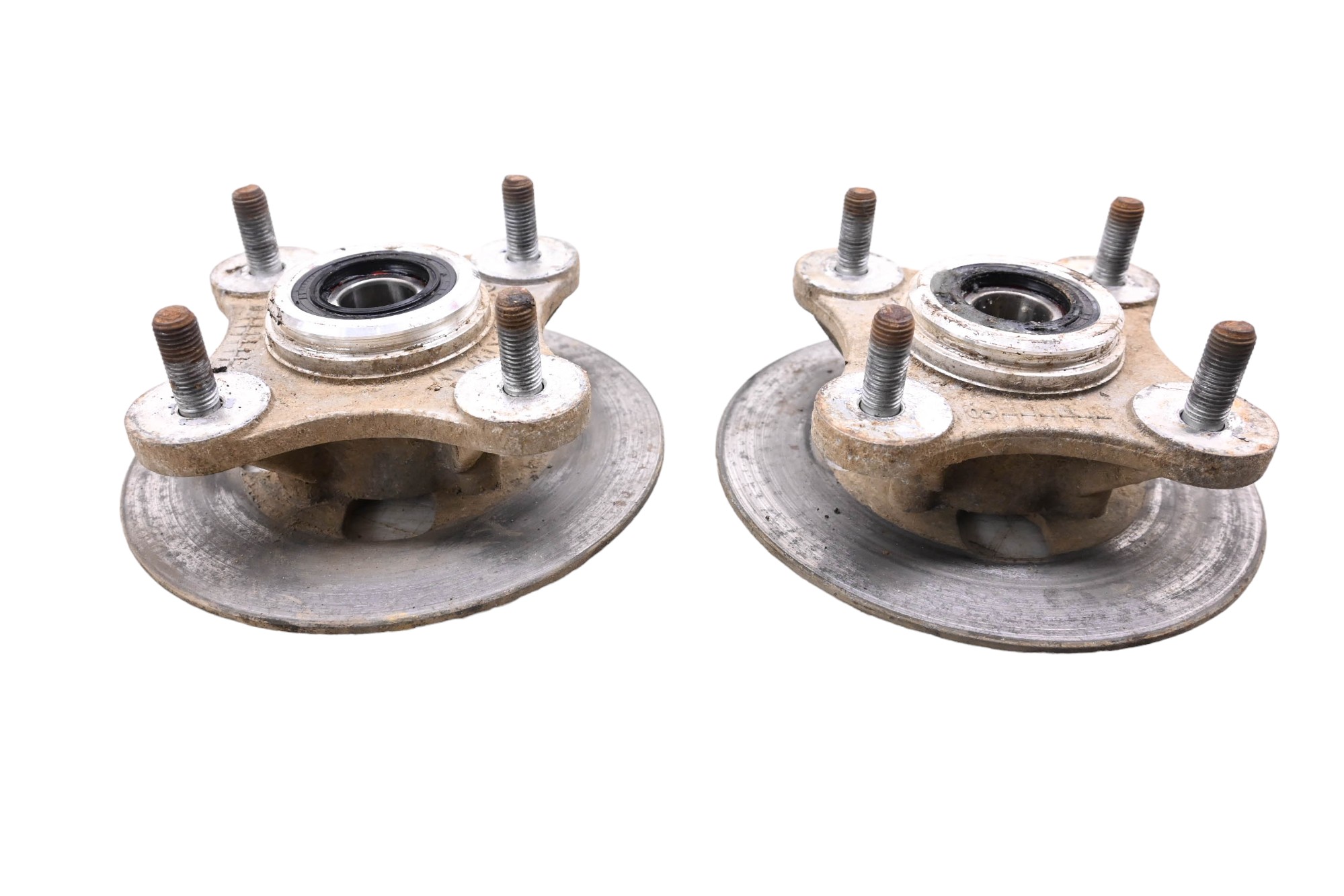 06 Can-Am Rally 175 Front Wheel Hubs & Rotors Left & Right Bombardier