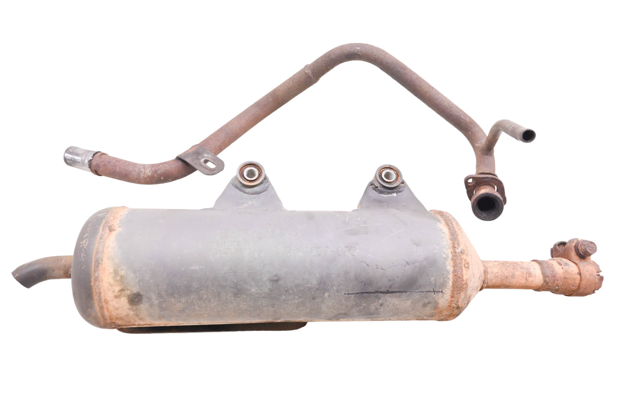 08 Can-Am DS90 2X4 Full Exhaust Muffler & Head Pipe