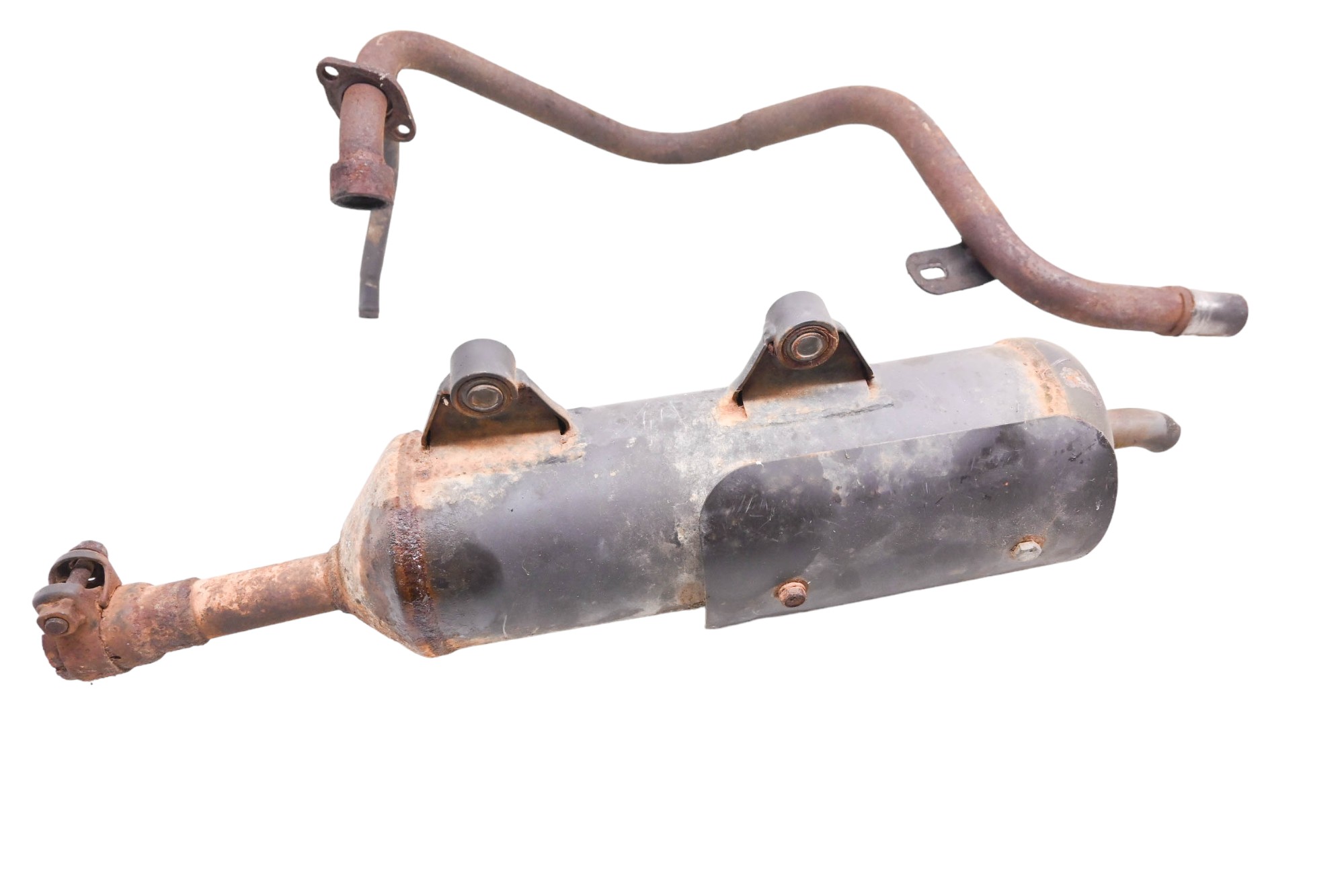 08 Can-Am DS90 2X4 Full Exhaust Muffler & Head Pipe