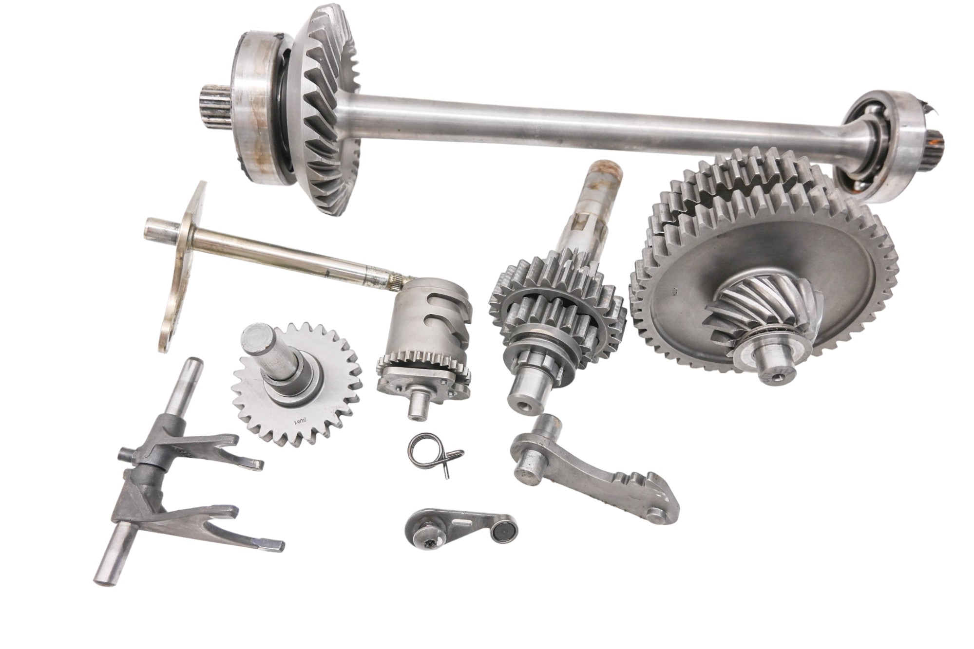 11 Can-Am Outlander 400 XT 4x4 Transmission Shift Forks & Drum