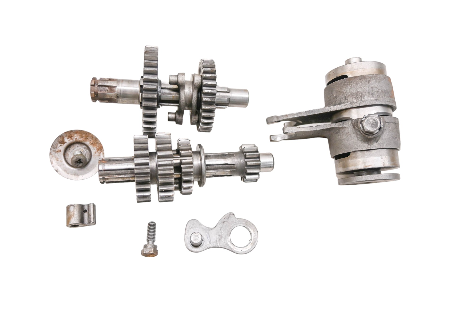 64 Honda CZ100 Transmission Shift Forks & Drum