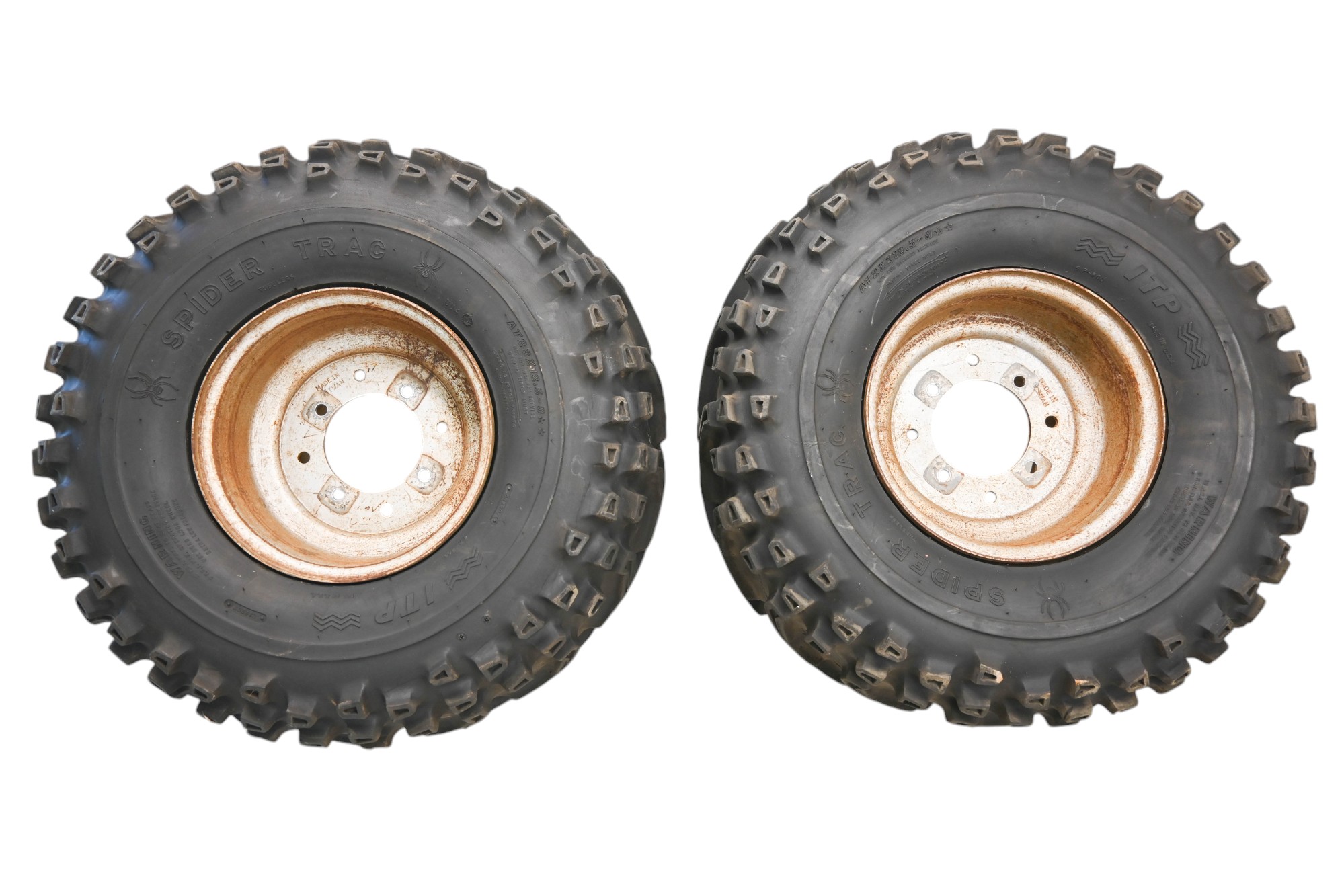 88 Yamaha Warrior 350 Rear Wheels Rims & Tires 22X12.5-9 4/115 Itp YFM350X