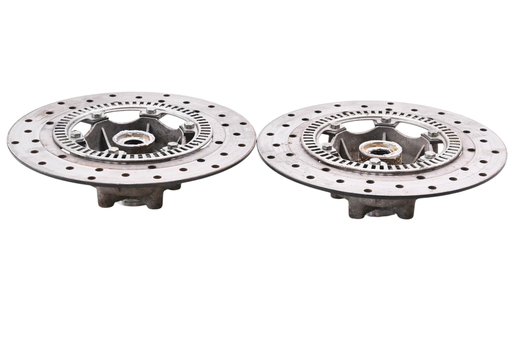 16 Piaggio MP3 500 Sport ABS Front Wheel Hubs & Rotors Left & Right