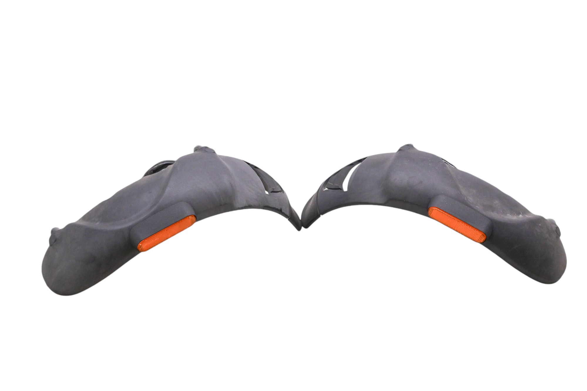 16 Piaggio MP3 500 Sport ABS Front Mud Guards Flaps & Brackets