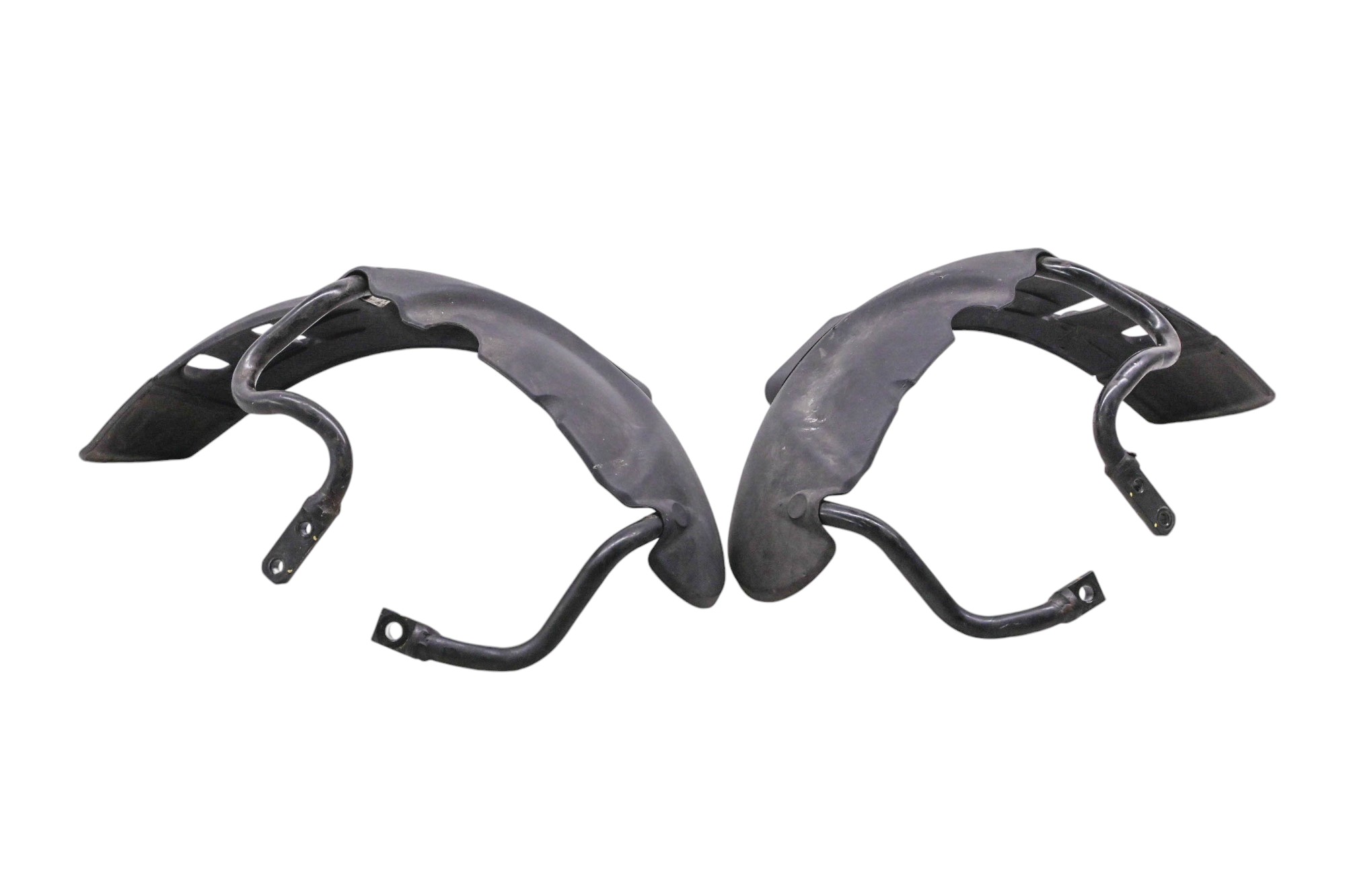 16 Piaggio MP3 500 Sport ABS Front Mud Guards Flaps & Brackets