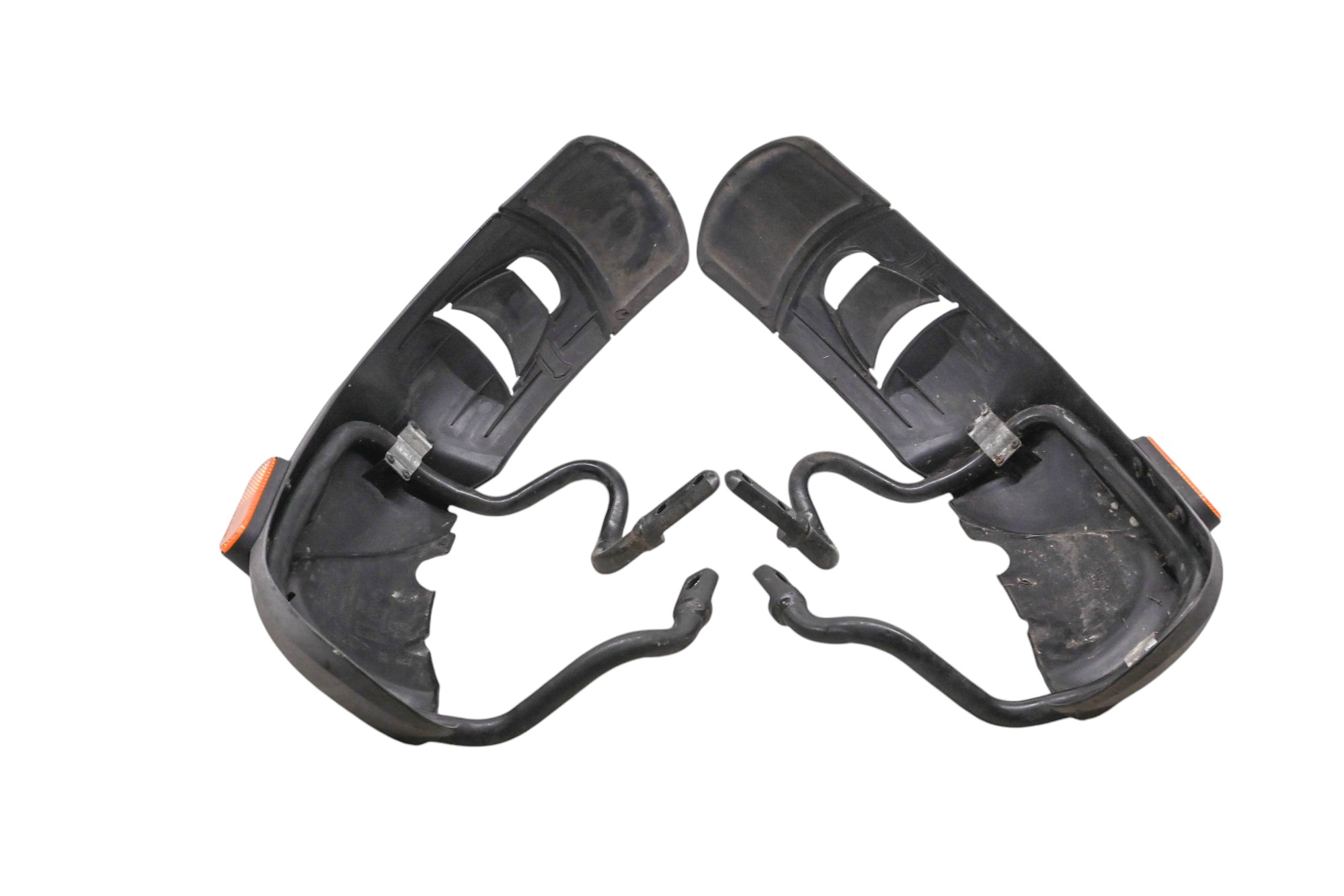 16 Piaggio MP3 500 Sport ABS Front Mud Guards Flaps & Brackets
