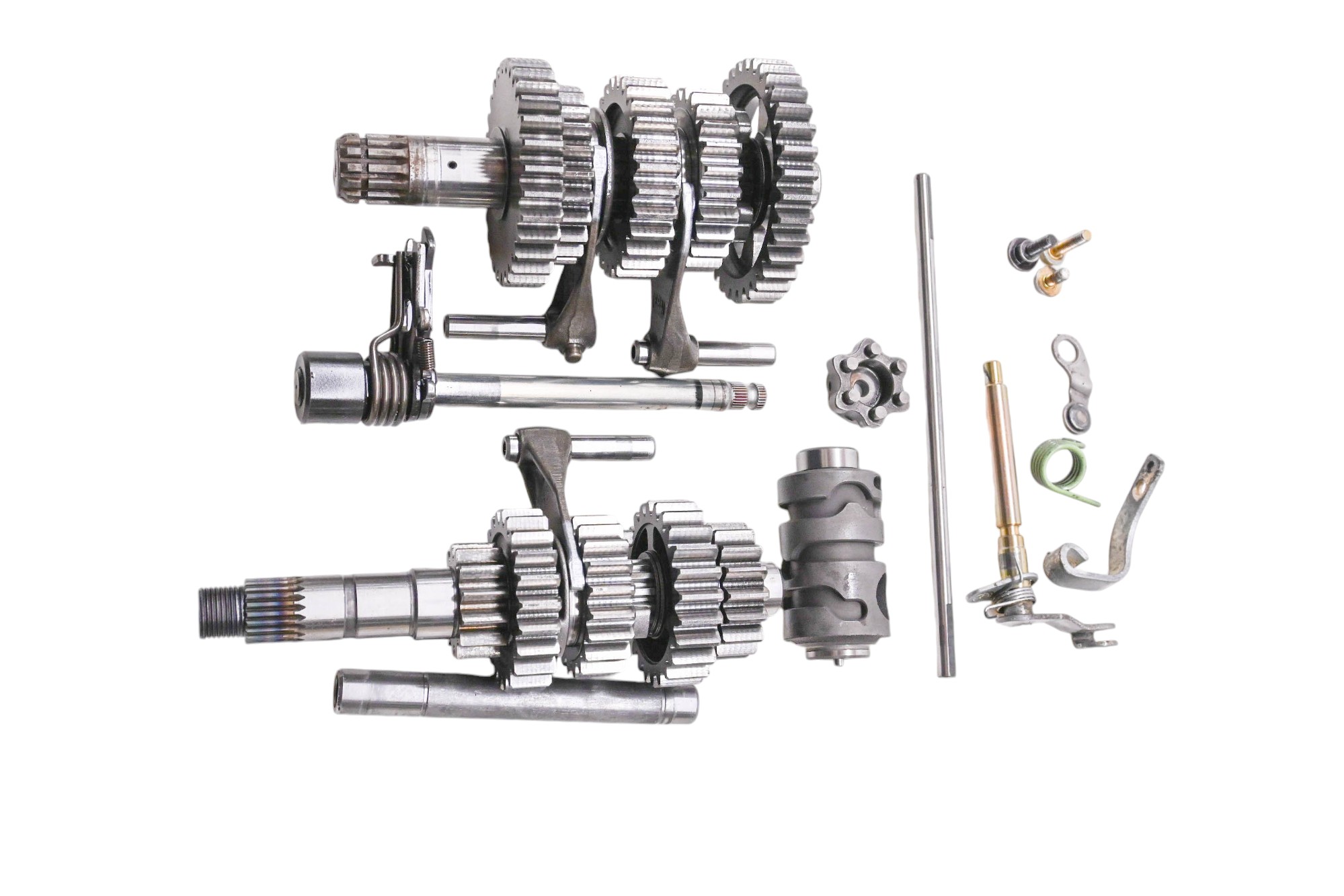 03 Polaris Predator 500 Transmission Shift Forks & Drum