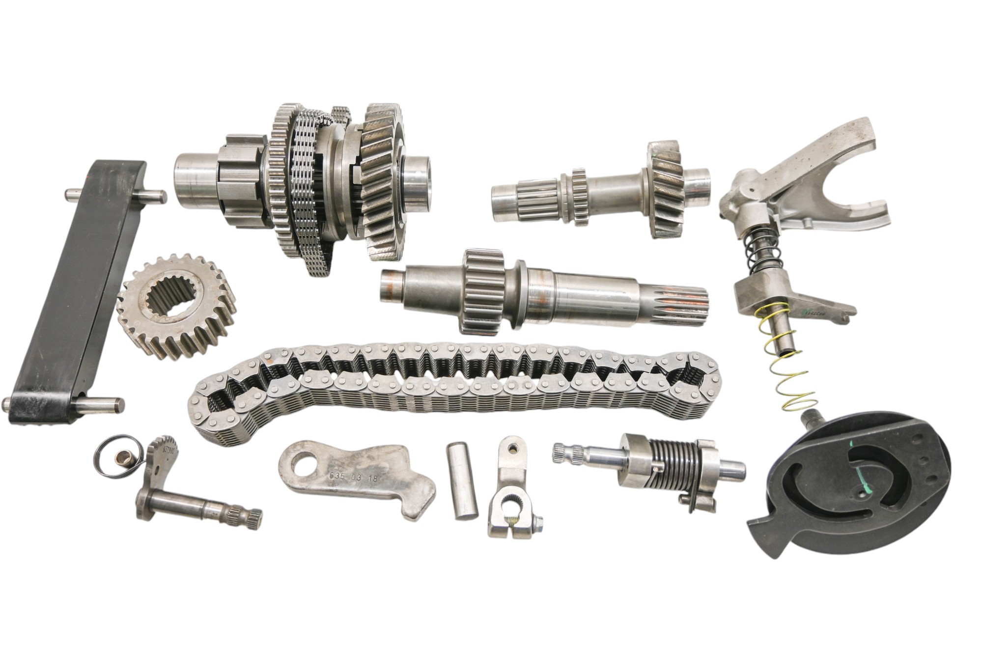 22 Can-Am Ryker 600 ACE Transmission Shafts & Shift Fork
