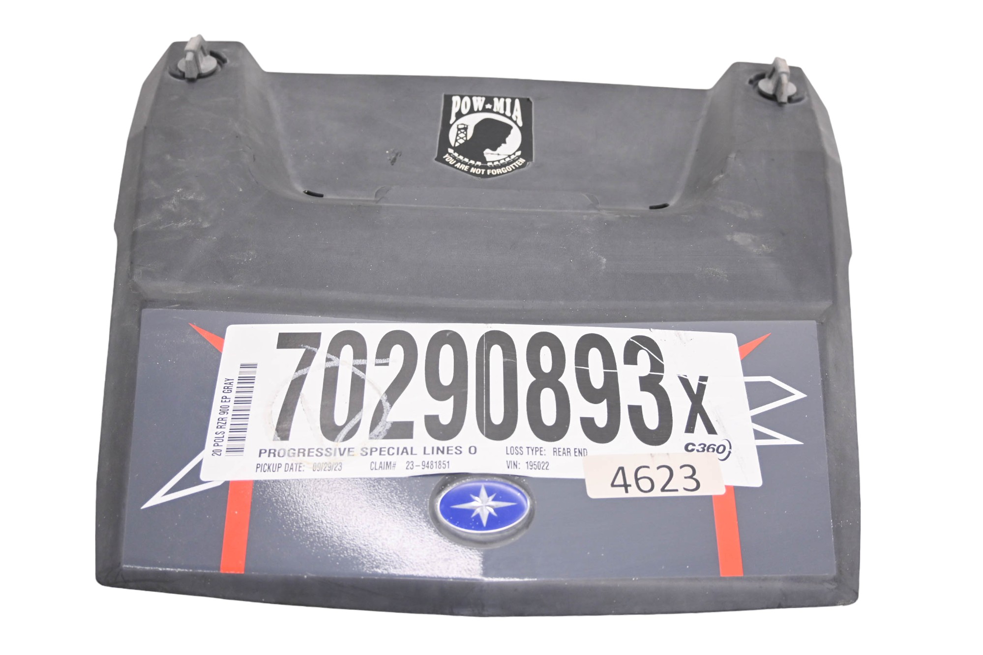 20 Polaris RZR 900 Trail Hood Front Fender Cover