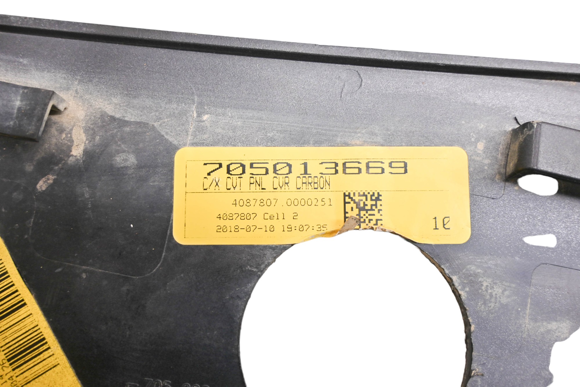 19 Can-Am Commander 1000R XT Cvt Inlet Cover
