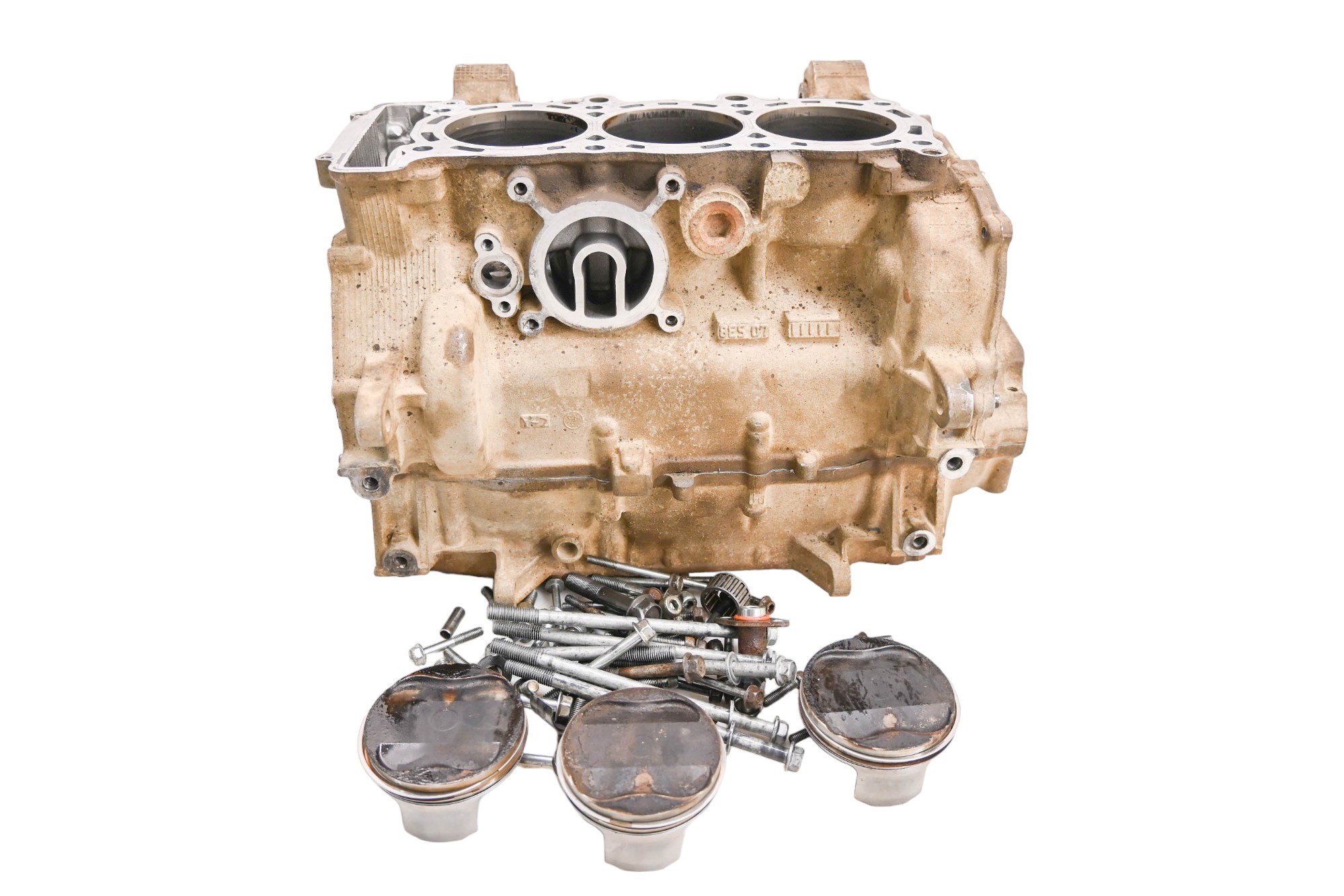18 Yamaha YXZ1000R EPS SS Crankcase Center Crank Case & Cylinders