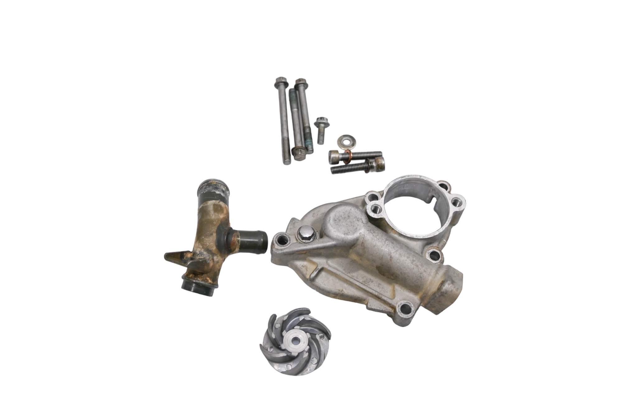 06 Suzuki RMZ250 Water Pump Inlet Pipe & Impeller