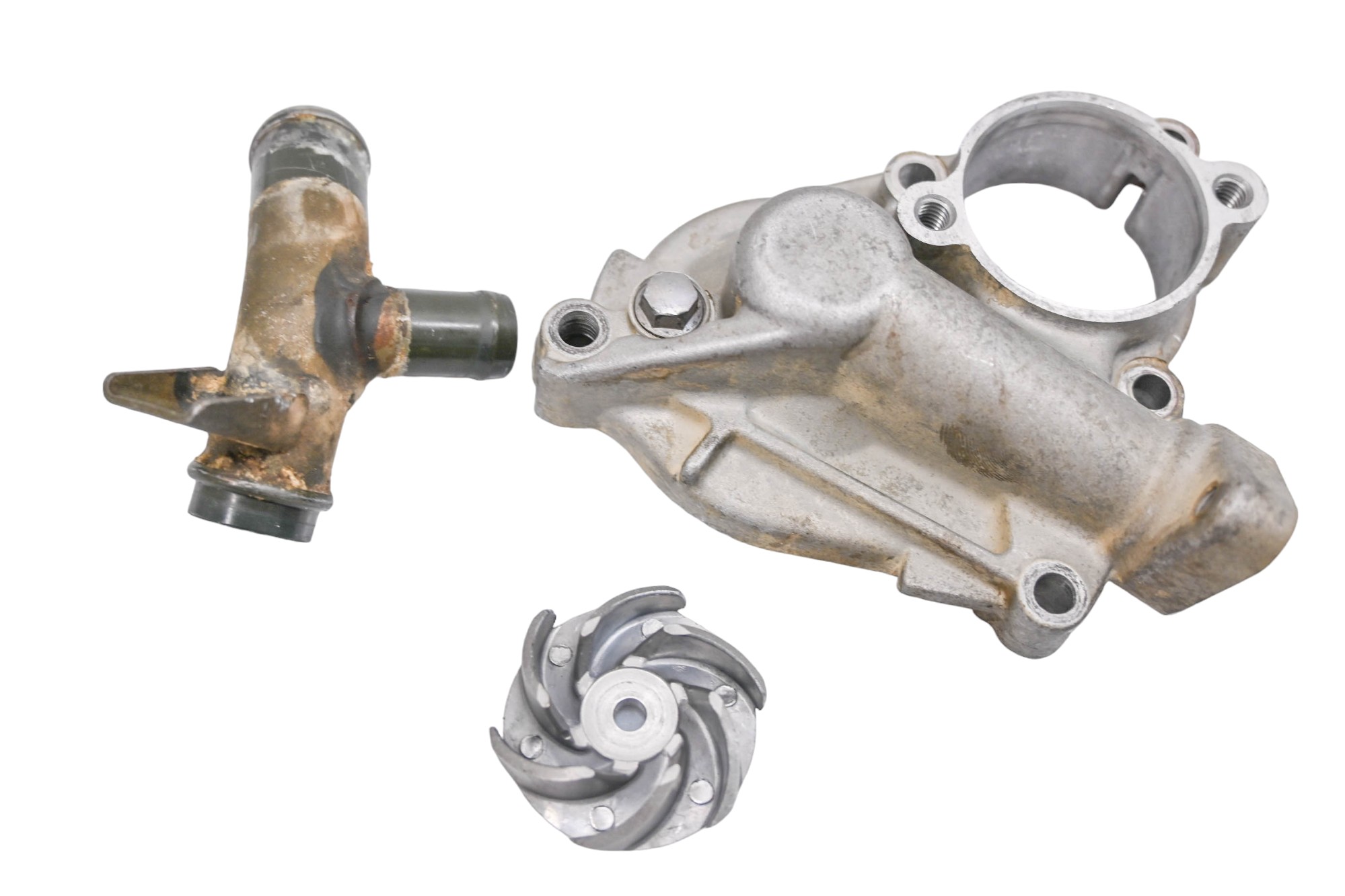 06 Suzuki RMZ250 Water Pump Inlet Pipe & Impeller