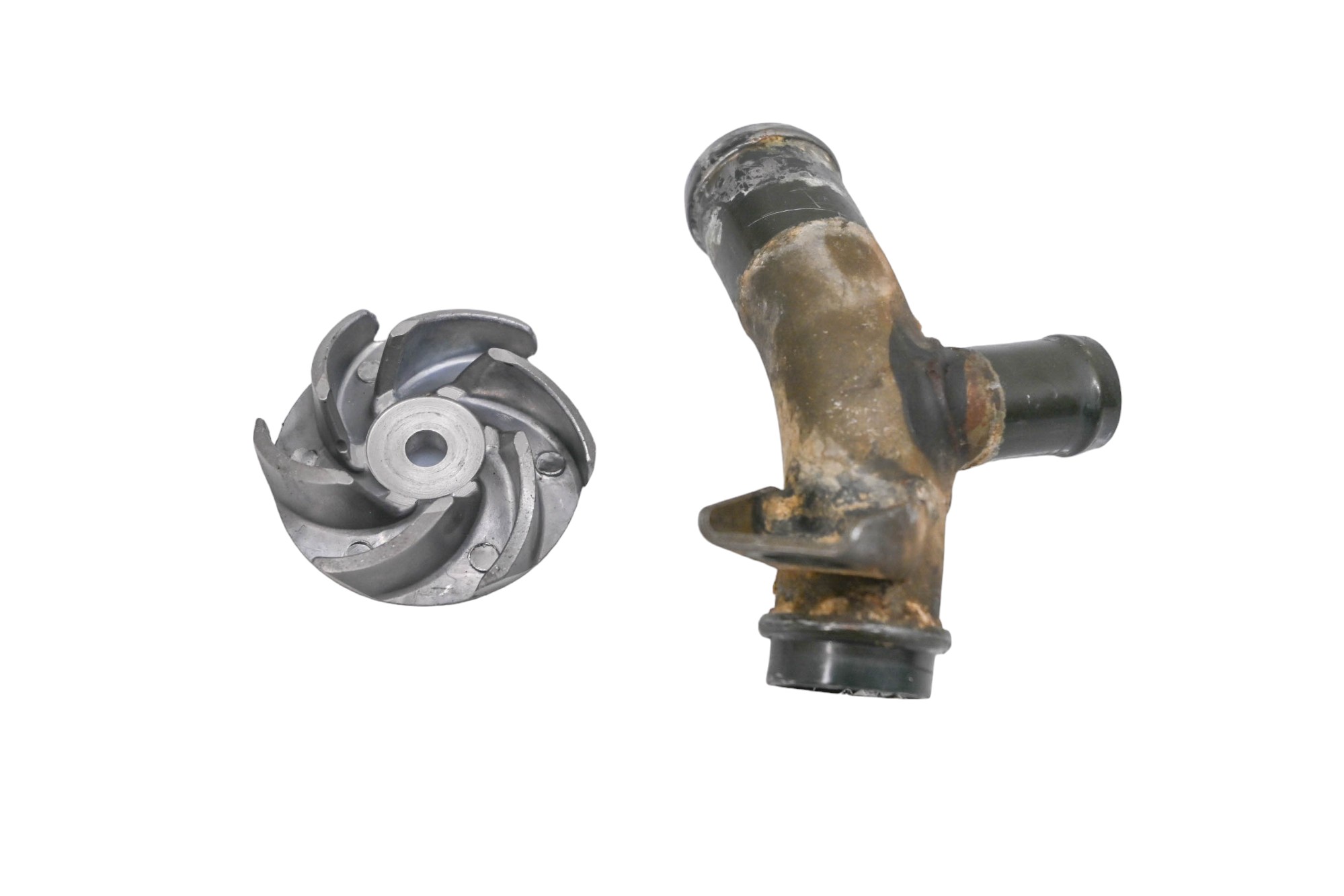 06 Suzuki RMZ250 Water Pump Inlet Pipe & Impeller