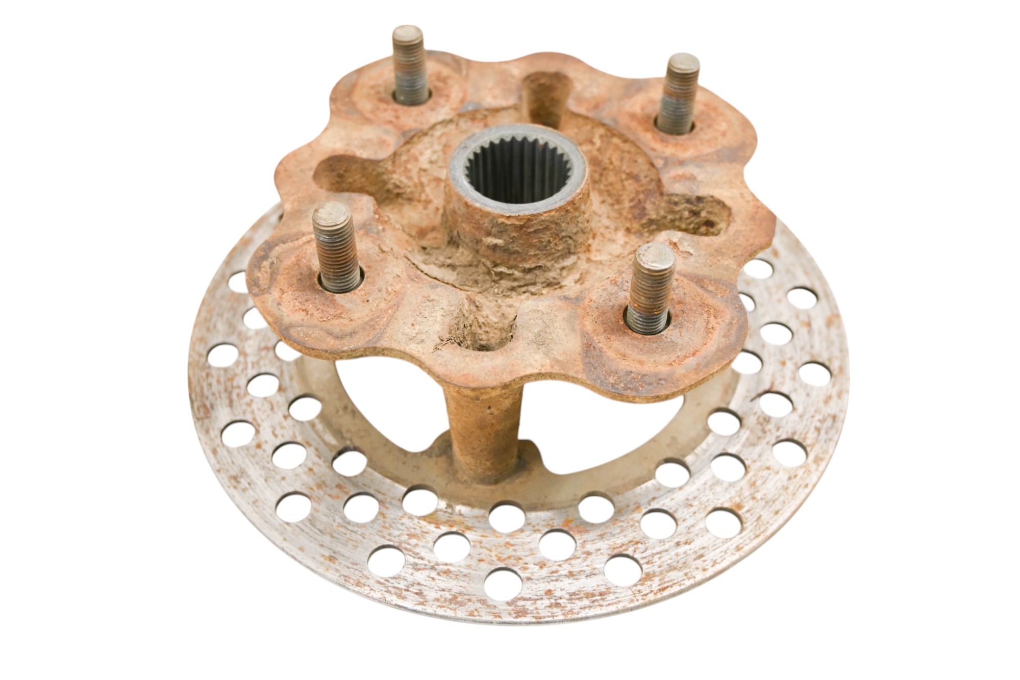 03 Yamaha Kodiak 450 4x4 Front Wheel Hub & Rotor Left Right YFM450F