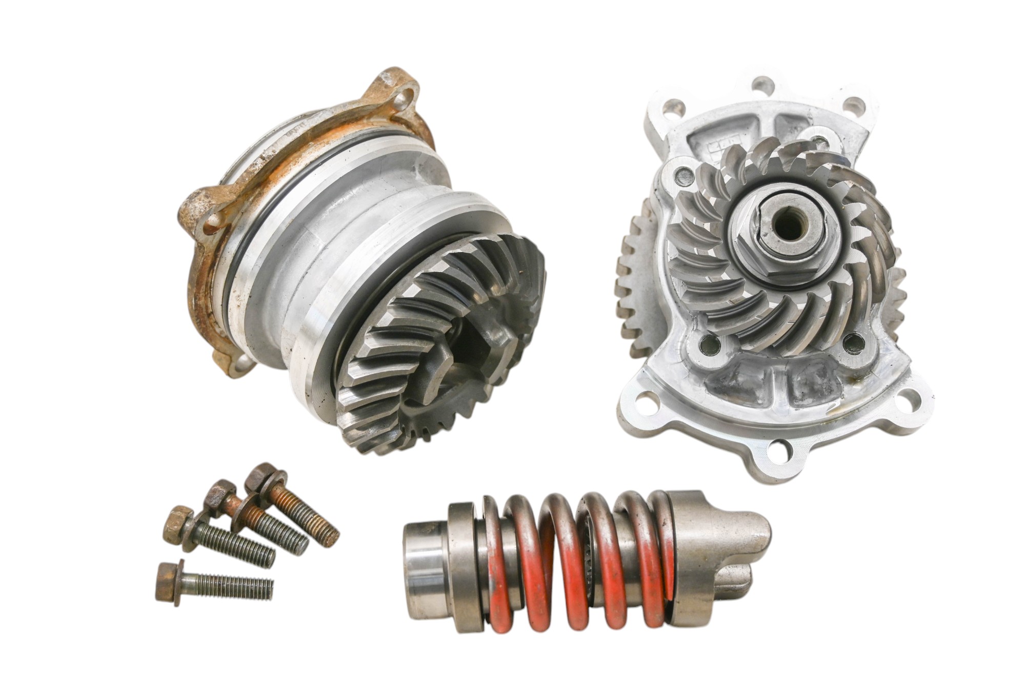 03 Yamaha Kodiak 450 4x4 Transmission Bevel Gears Output Shaft YFM450F