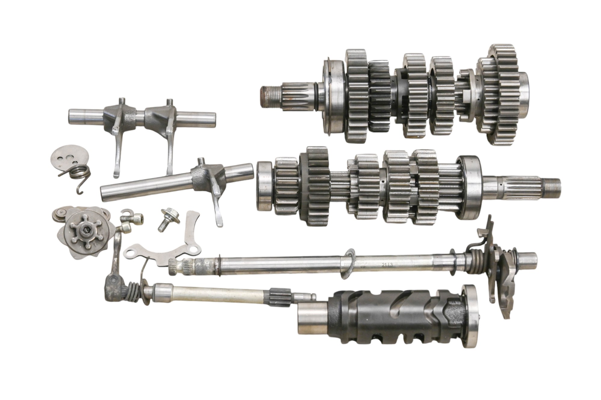 22 Royal Enfield Interceptor 650 Transmission Shift Forks & Drum INT650