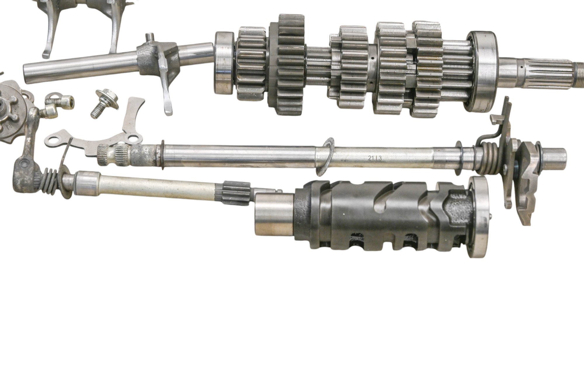 22 Royal Enfield Interceptor 650 Transmission Shift Forks & Drum INT650