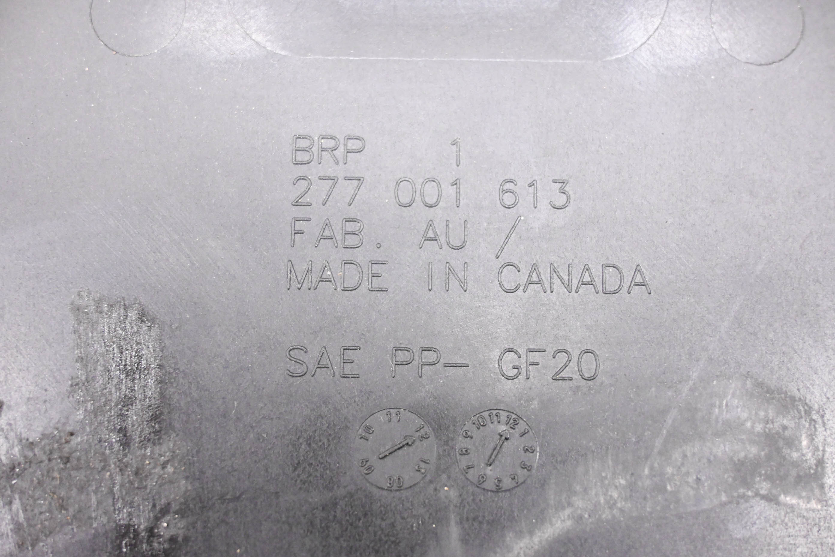 16 Sea-Doo RXT-X 300 Gauge Mounting Support Cover