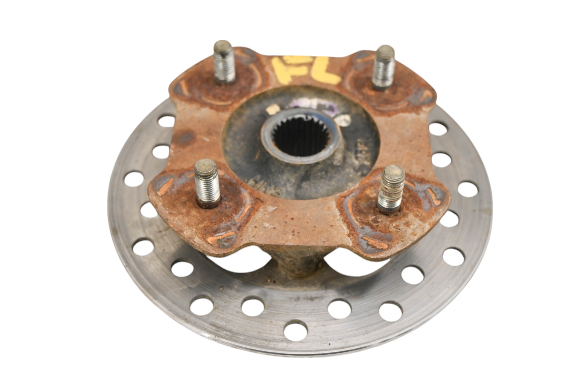 21 Honda Foreman 520 4x4 Front Wheel Hub & Rotor Left Or Right TRX520FM