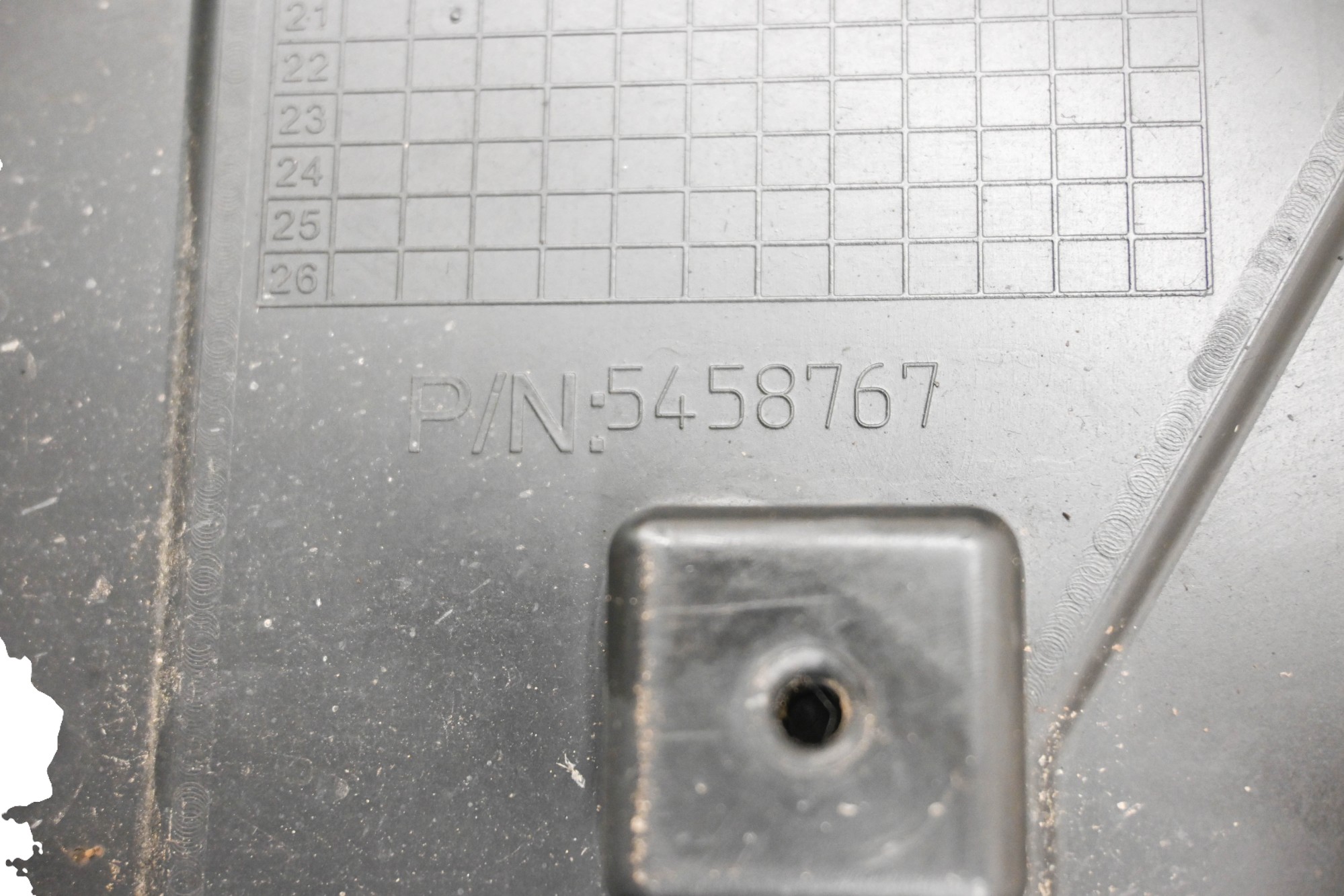 21 Polaris Pro XD 2000G Rear Storage Close Off Panel Cover