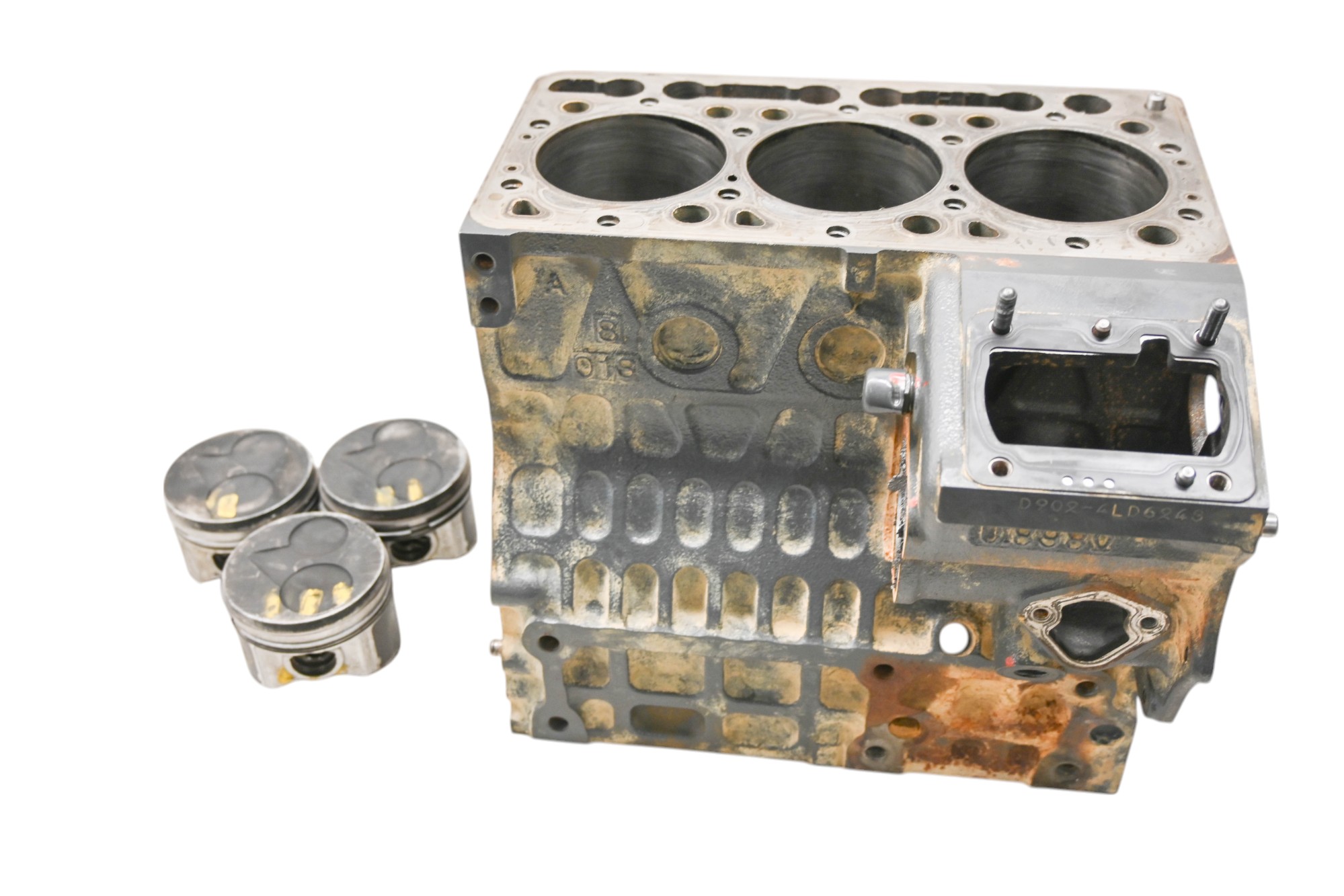 20 Kubota RTV-X900 Crankcase Center Crank Case & Cylinders Pistons