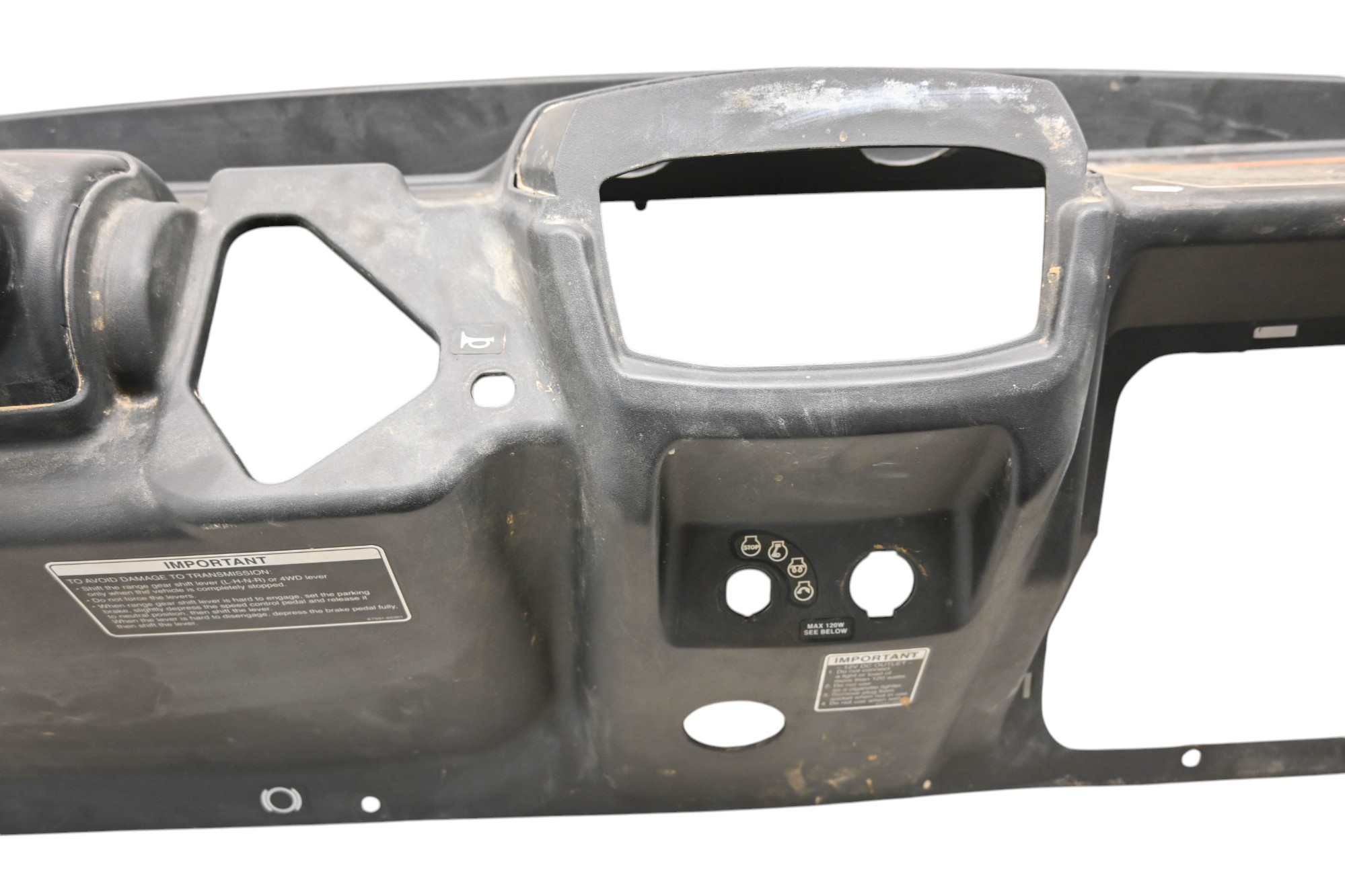 20 Kubota RTV-X900 Dash Panel Cover