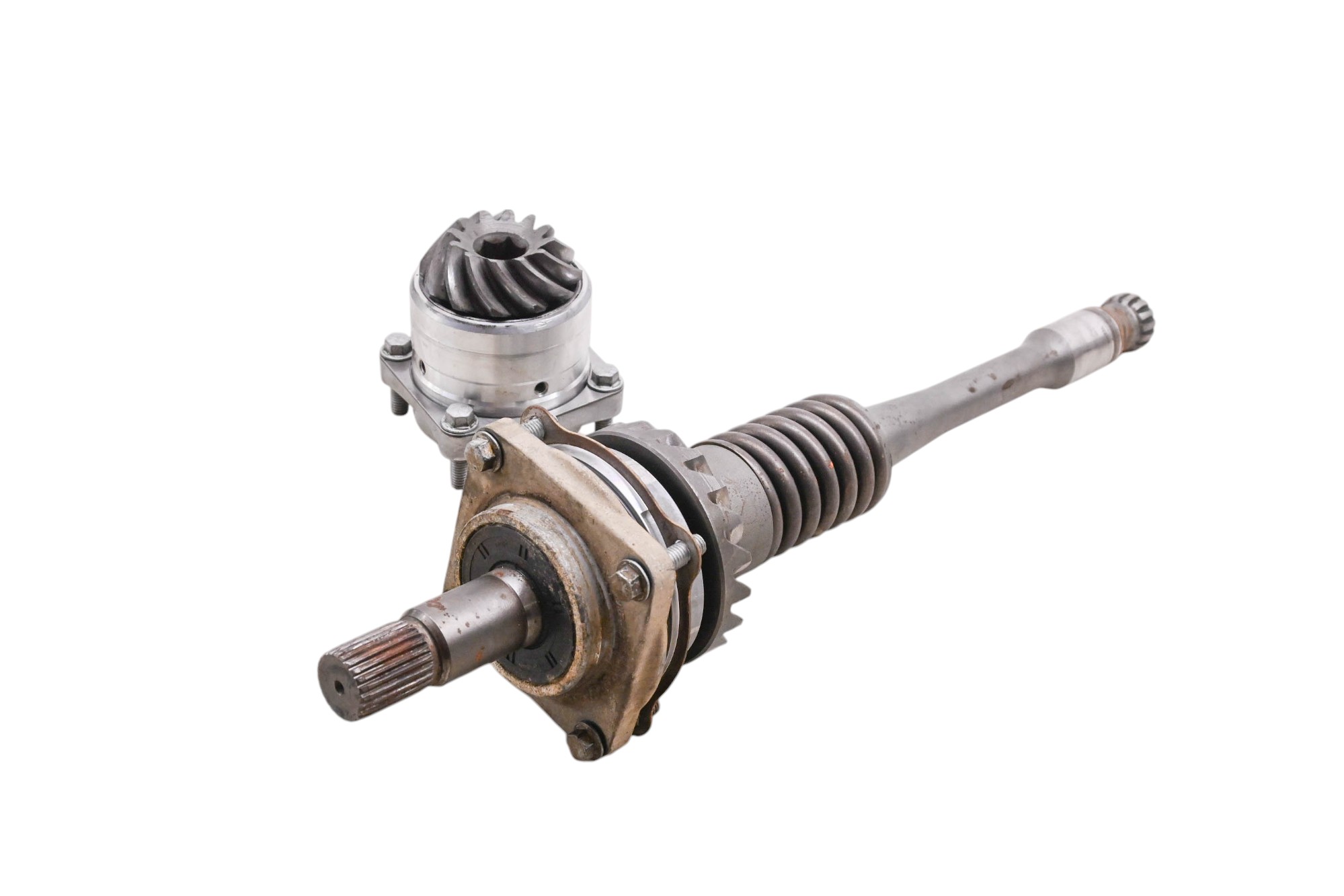02 Kawasaki Prairie 650 4x4 Transmission Bevel Gears Output Shaft KVF650A