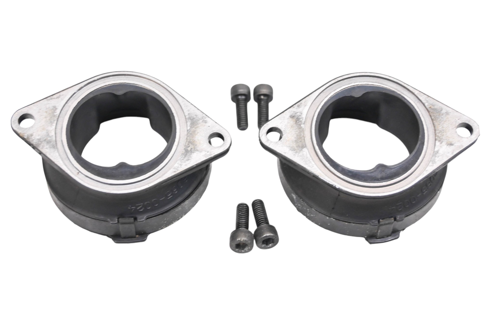 09 Kawasaki Ninja 650R Intake Manifold Throttle Body Boots EX650C
