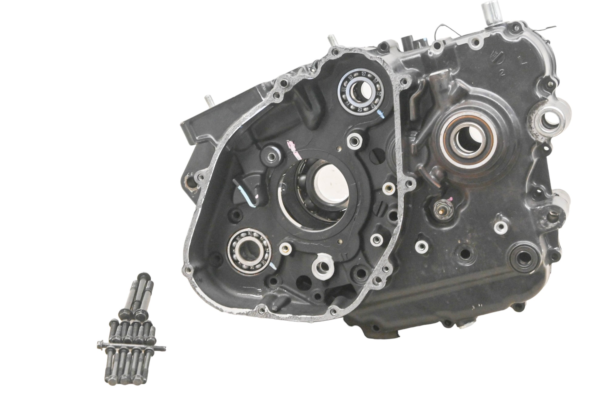 23 Kawasaki KLR650 Adventure Crankcase Center Crank Case KL650LPFAN
